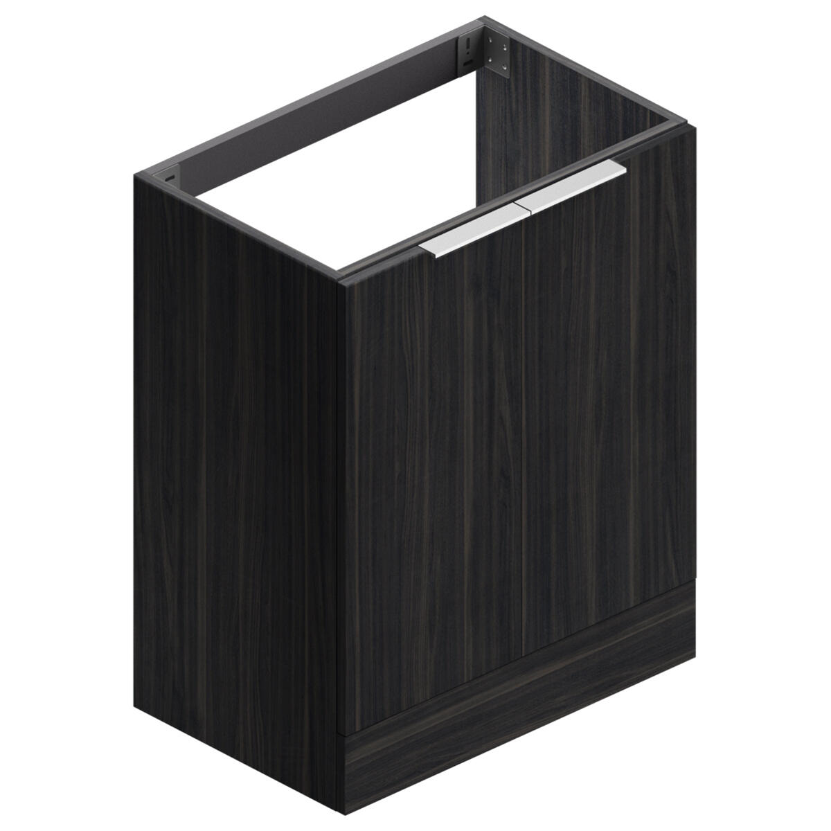 Mobile lavanderia Jnka 2 ante in truciolare legno noce P 45 x L 70 x H 89 cm - 12