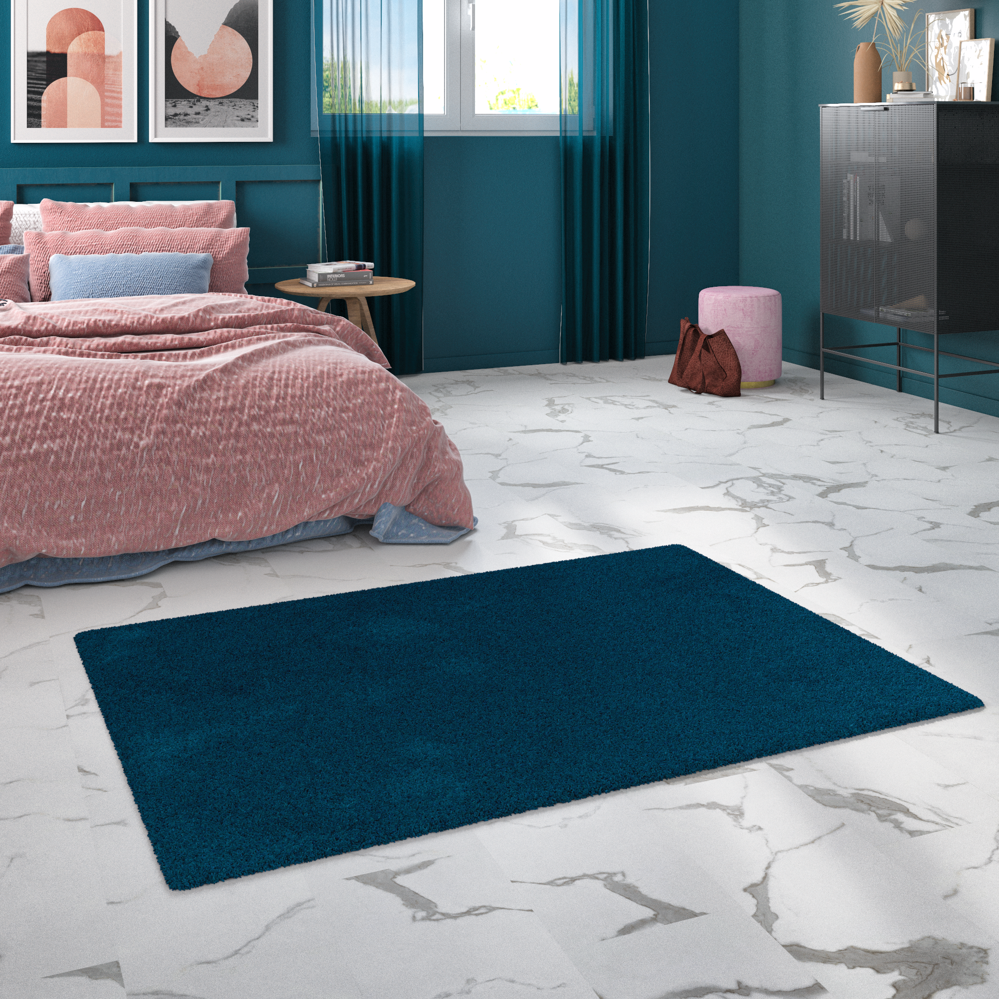 Tapis intérieur uni, l.120 x L.170 cm - 3