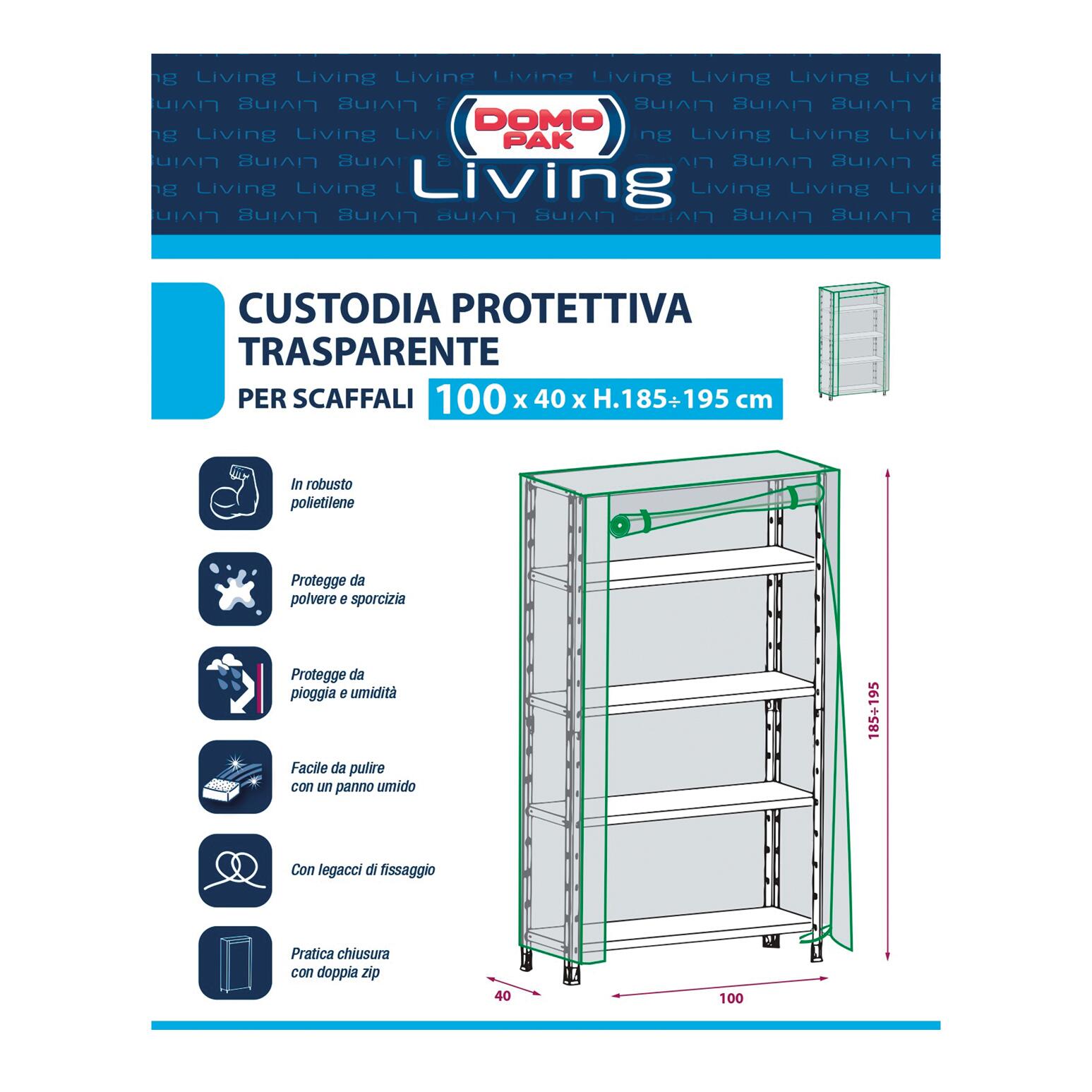 Foderine Armadio Trasparenti - Confezione Da 3 Sacchi Per Conservare Vestiti | Antipolvere, 65x150 Cm - Foto 6