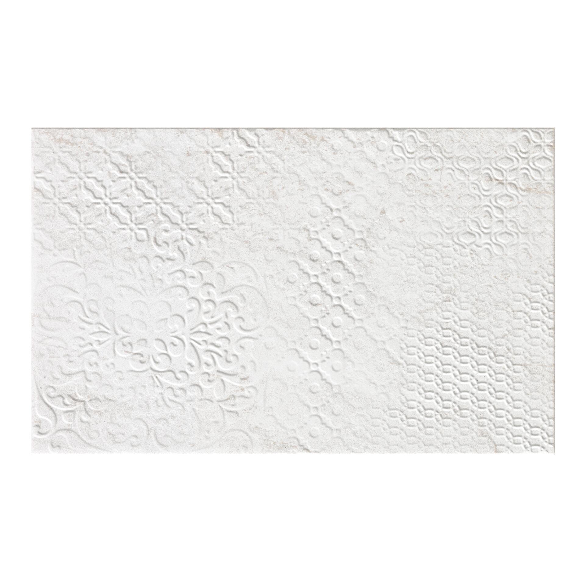 Piastrella da rivestimento interno in maiolica 25 x 40 cm smaltato grigio opaco Pietra Bella Decoro Trame traffico medio forte (pei 3/5) Sp. 6.1 mm 2 mq - 7