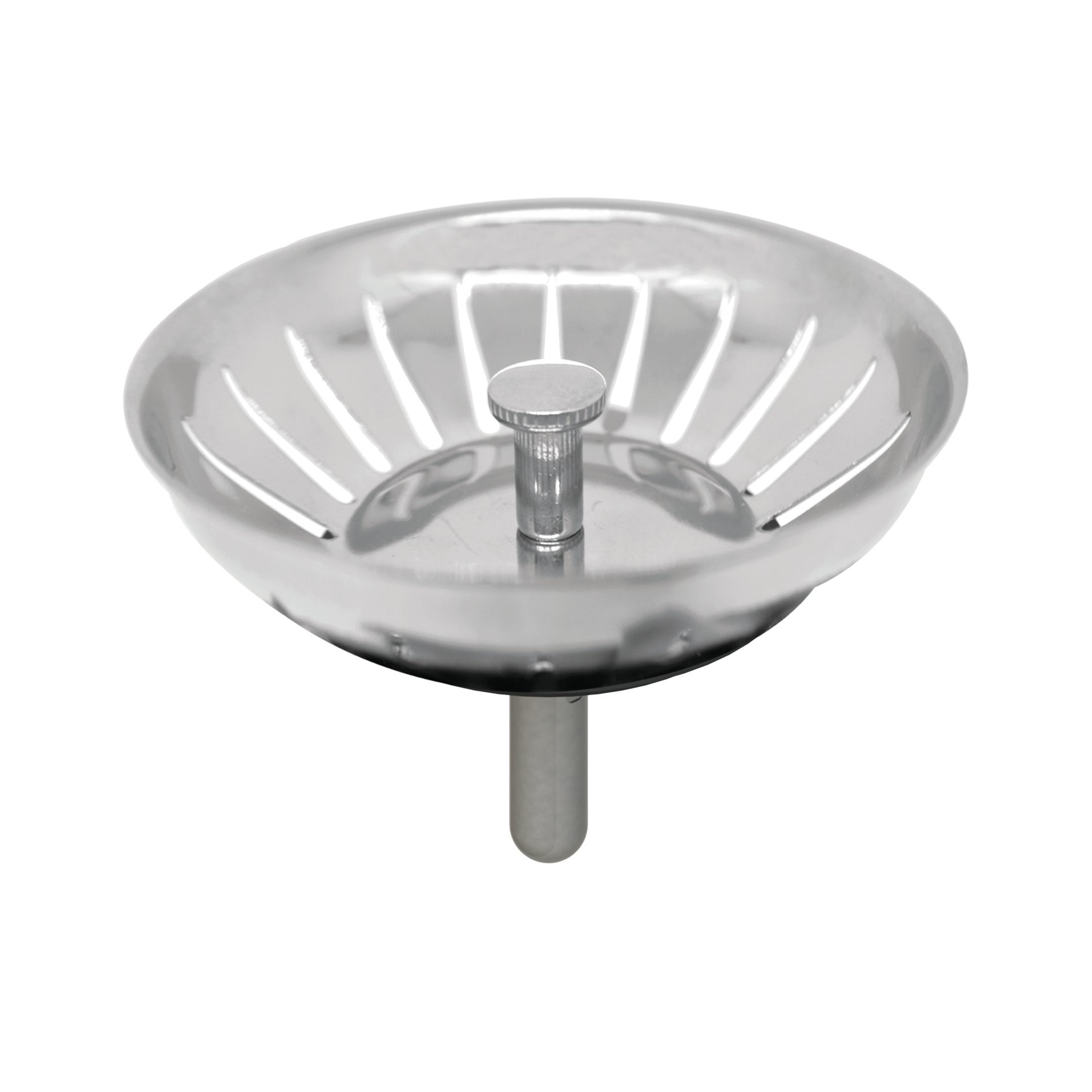 Tappo Per Lavello Con Filtro A Cestello 3.5'' - Acciaio Inox, Diametro 114mm, Prodotto In Germania - Foto 9