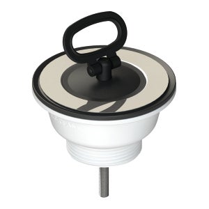 LB Past D226-M Tubo Flessibile Per Cucina | Estensibile Bianco Con Ghiera Metallo 1 1/2" | Ricambio Idraulico