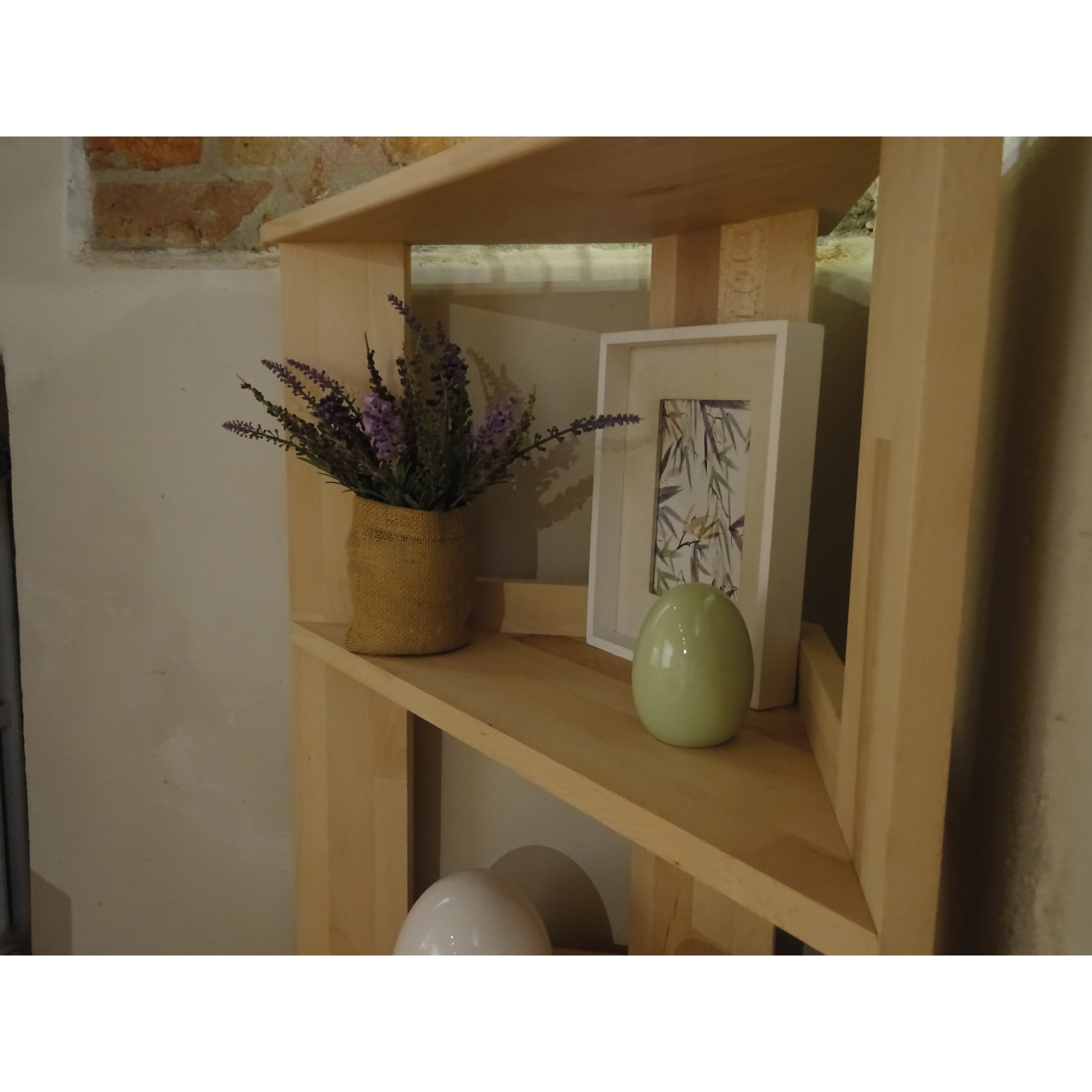 Tavola lamellare in legno di faggio, 1° scelta L 30 x 150 cm x Sp 18 mm - 2