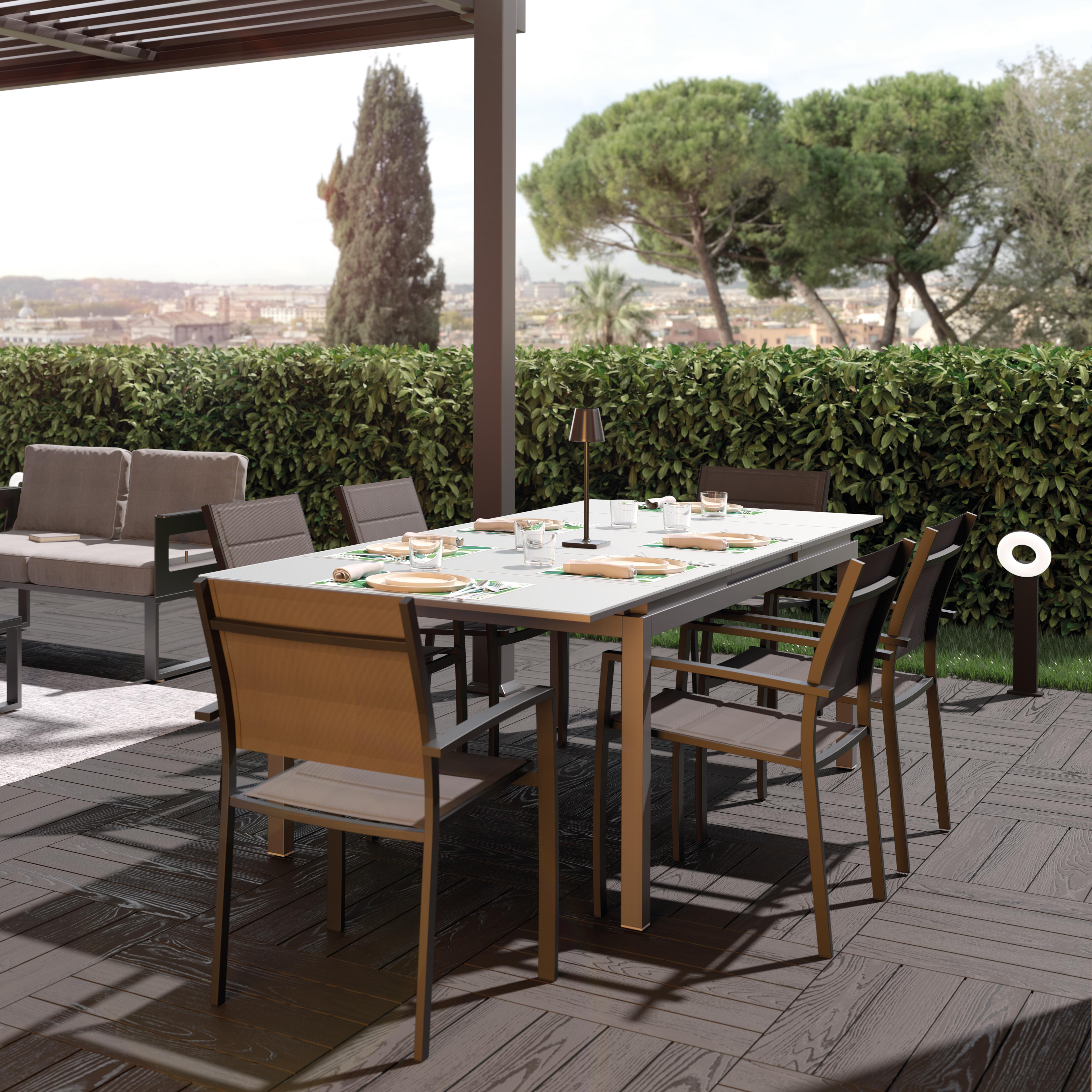 Lampada da esterno senza fili Kelly grigio / argento , luce bianco IP54 LUMISKY - 10