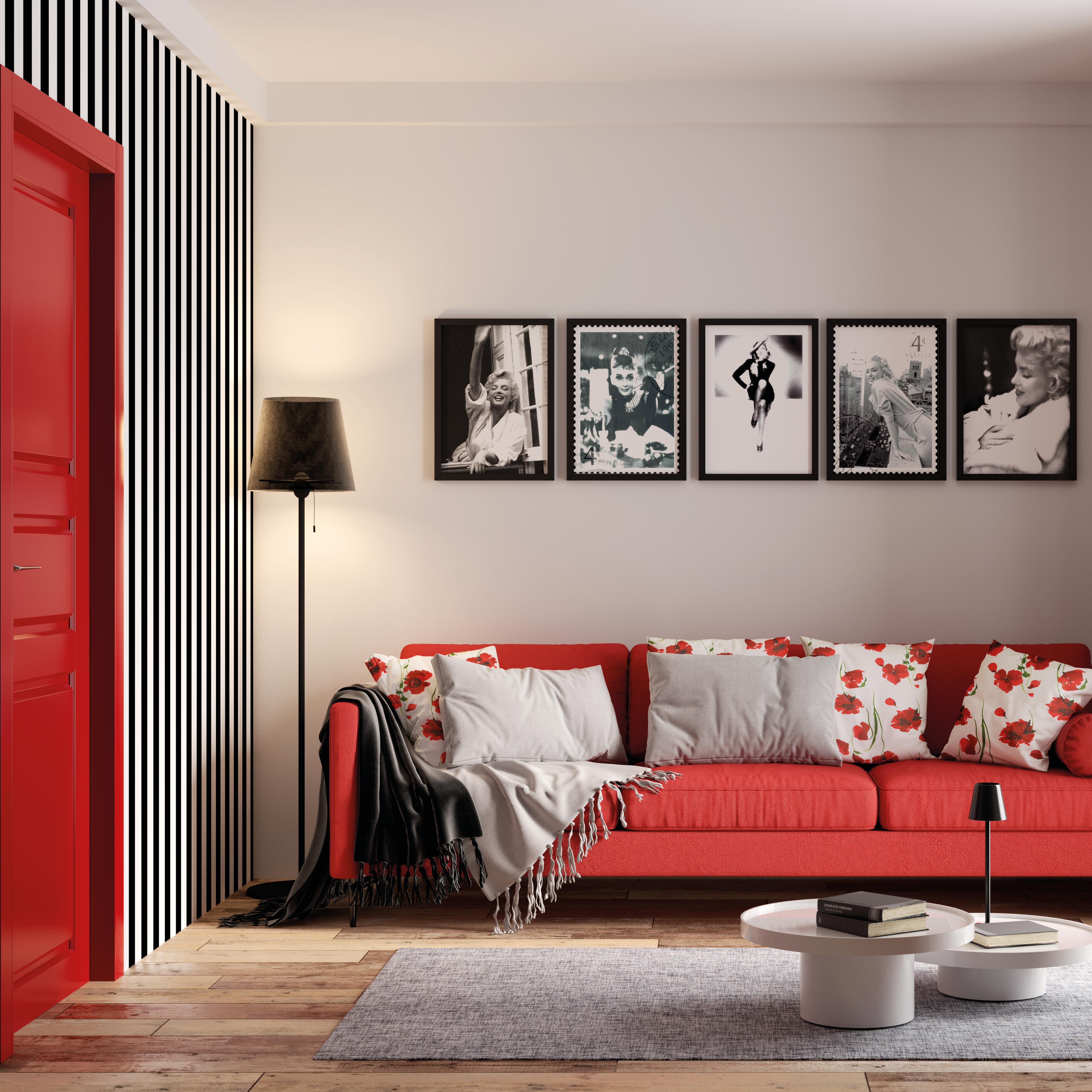 Lampa podłogowa Junon czarna E27 Inspire - 5