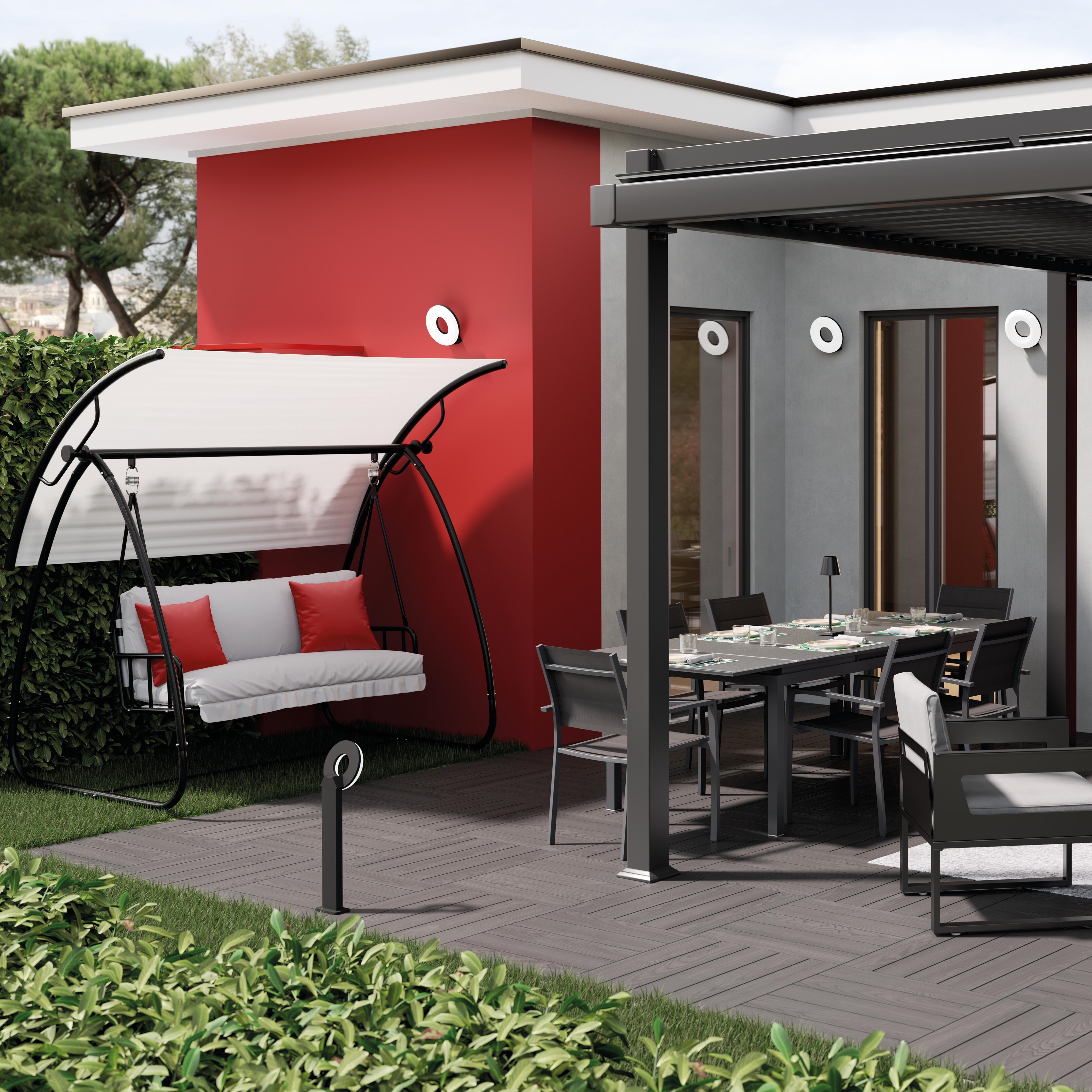 Lampada da esterno senza fili Kelly grigio / argento , luce bianco IP54 LUMISKY - 9