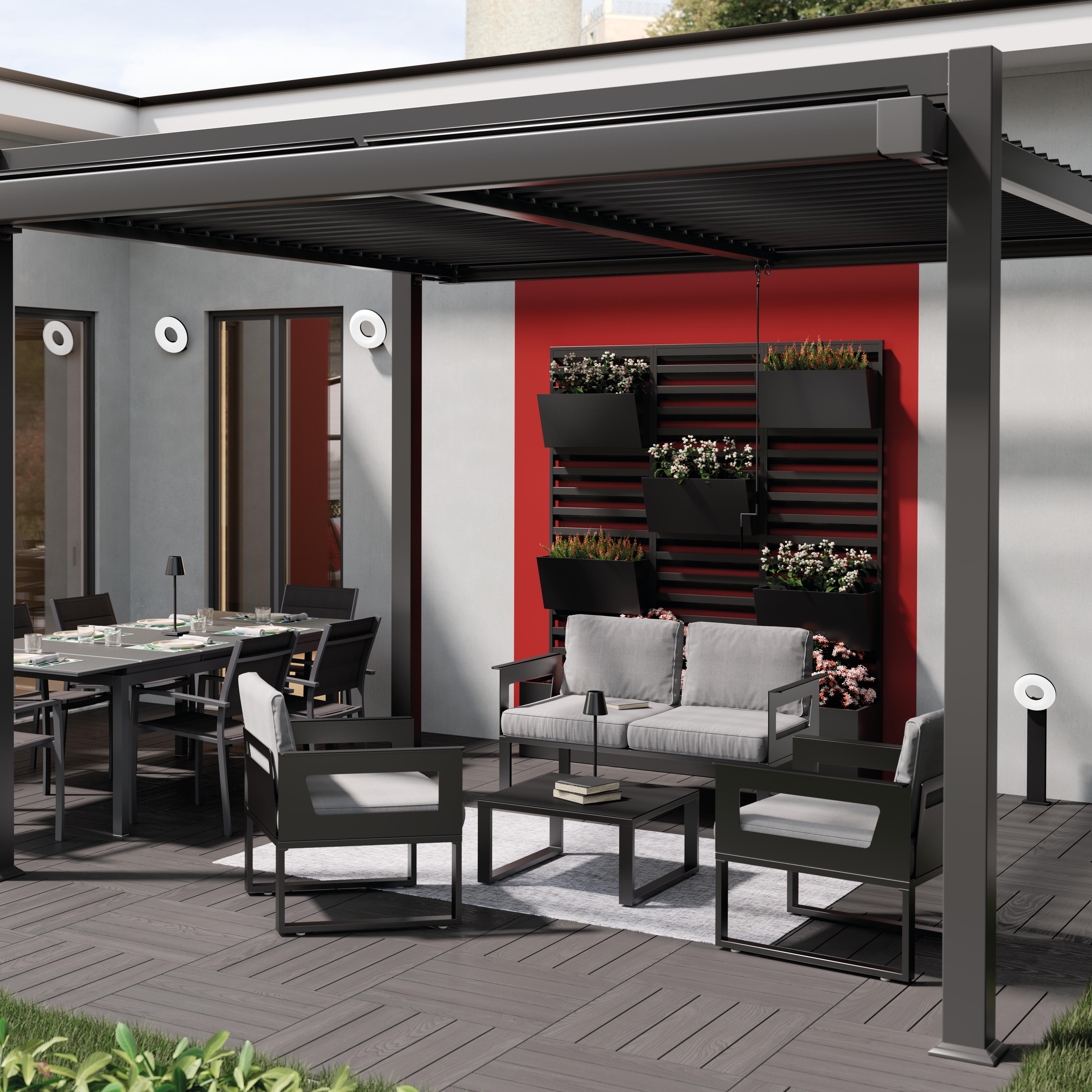 Lampada da esterno senza fili Kelly grigio / argento , luce bianco IP54 LUMISKY - 7