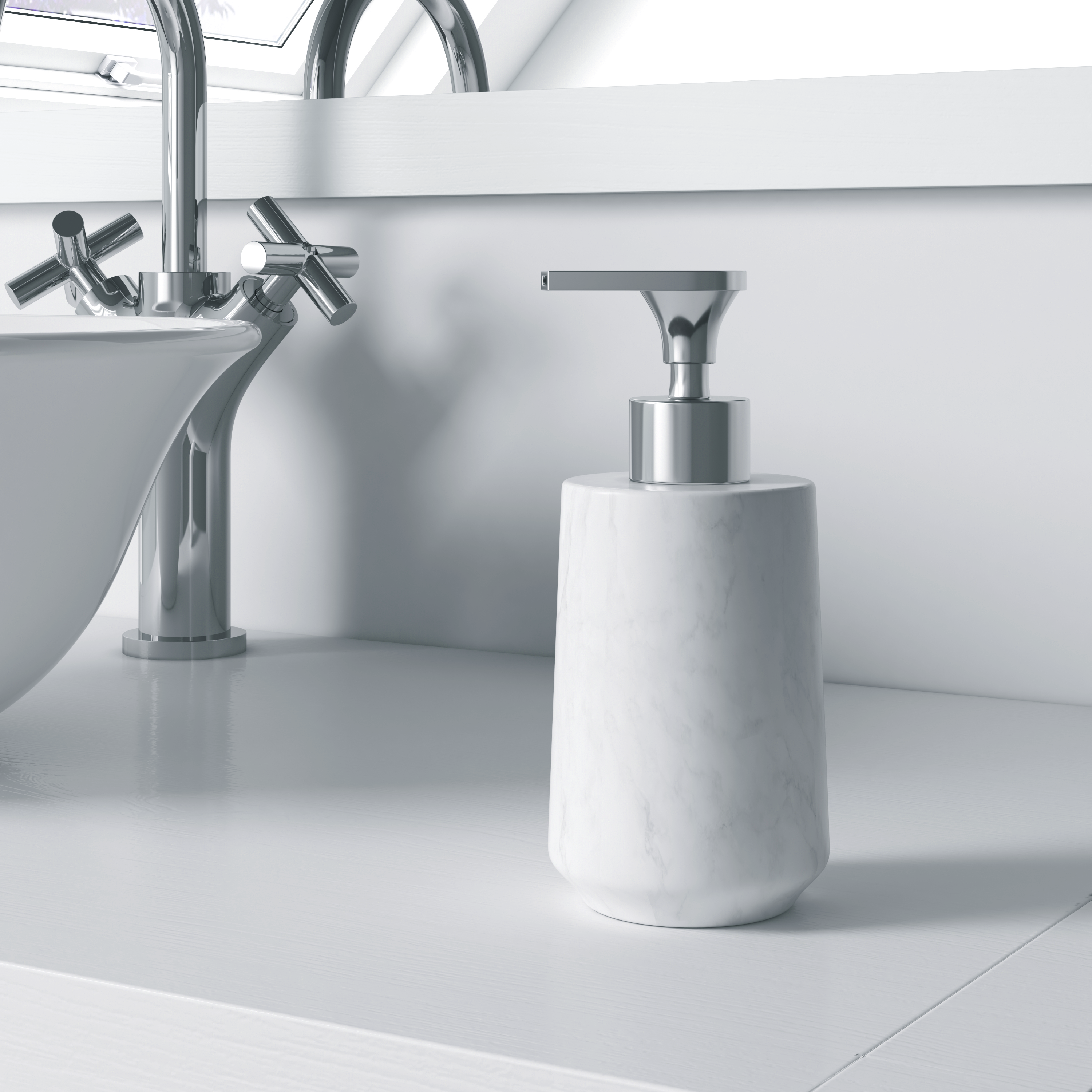 Doseador Sensea loa mármore branco - 2