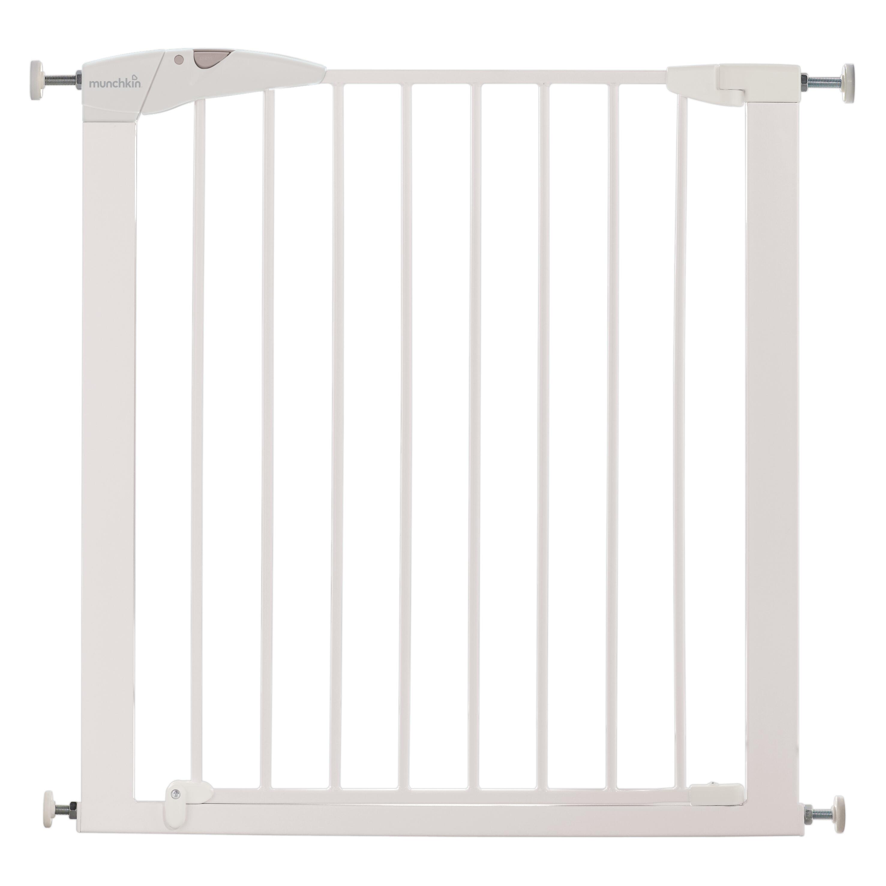 Barrière de sécurité enfant blanc pivotante manuelle, L.76-82cm, MUNCHKIN - 2