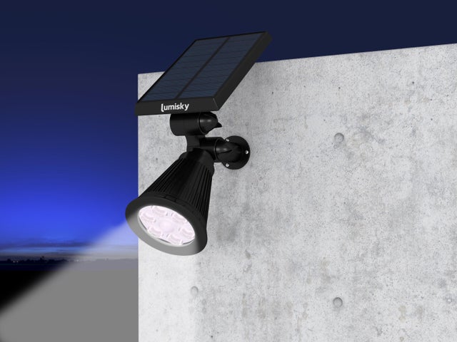 Spot à piquer solaire Spiky w34 230 Lumen noir LUMISKY