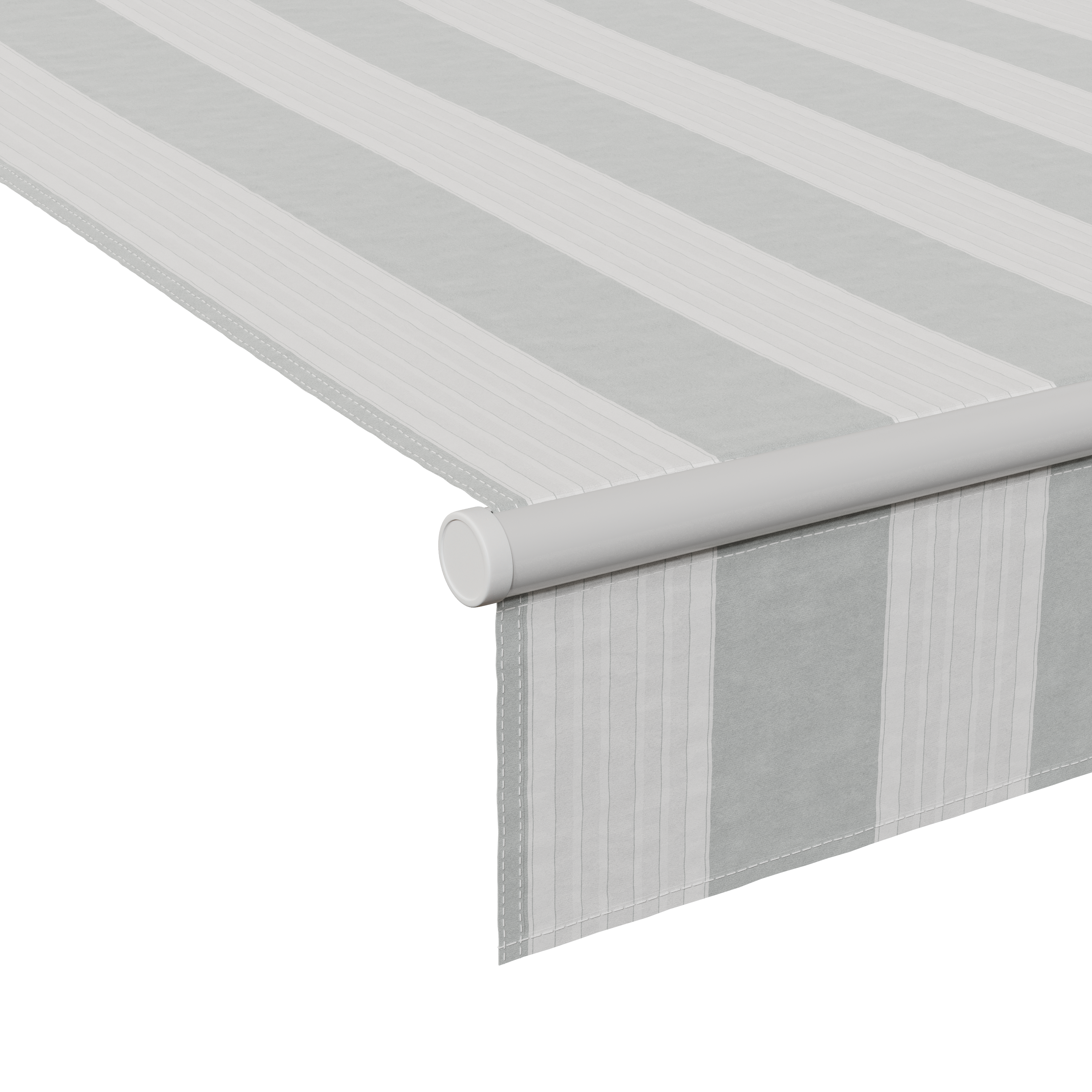 Store banne manuel 2.95 x 2 m Calima blanc, toile polyester blanc / gris - 8