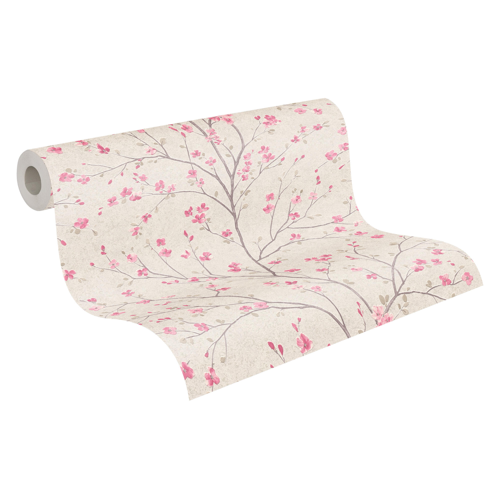 Papel de parede FLOR ROSA JAPÃO - 2