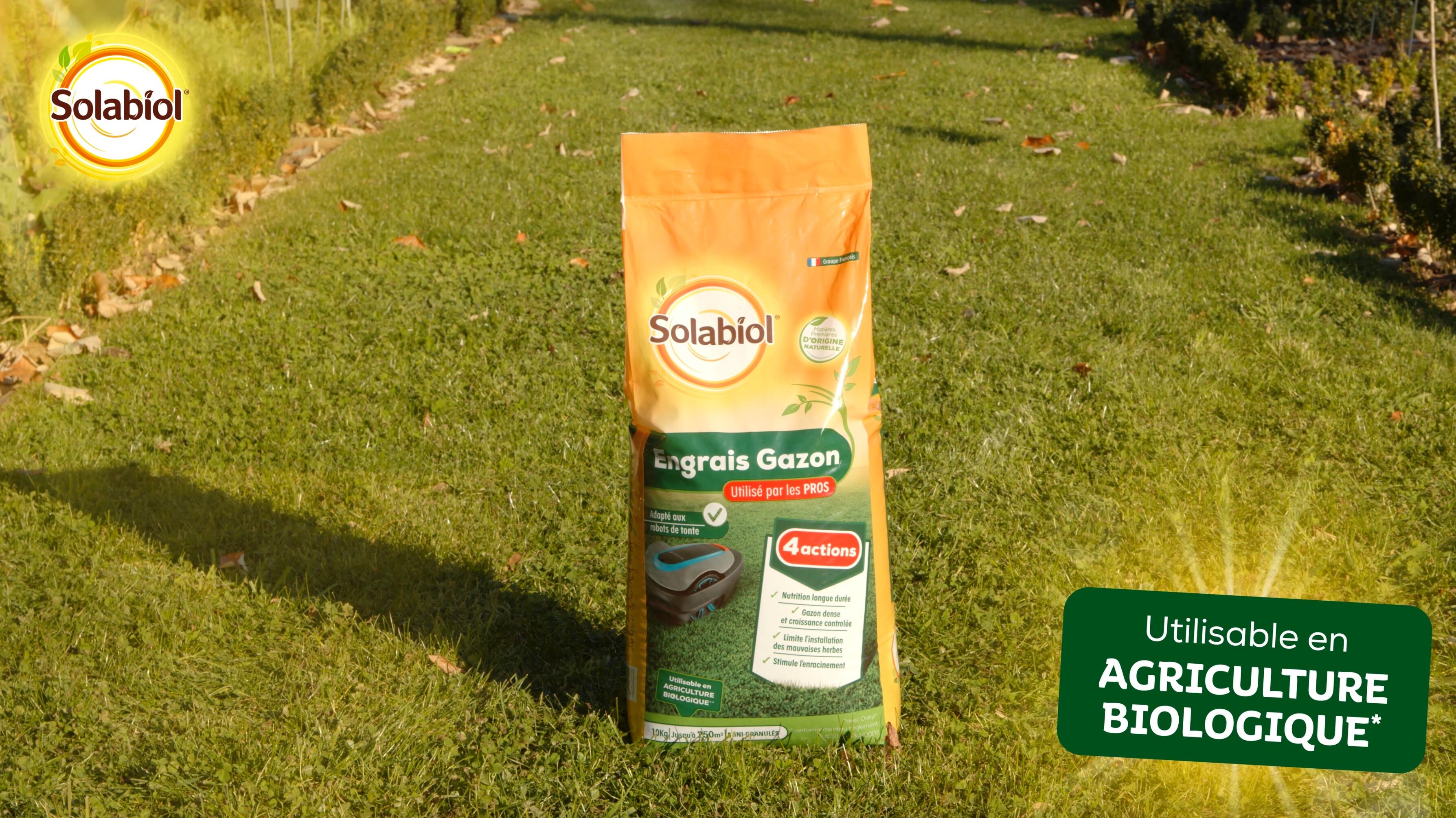 Engrais pelouse SOLABIOL 250 m² - 2