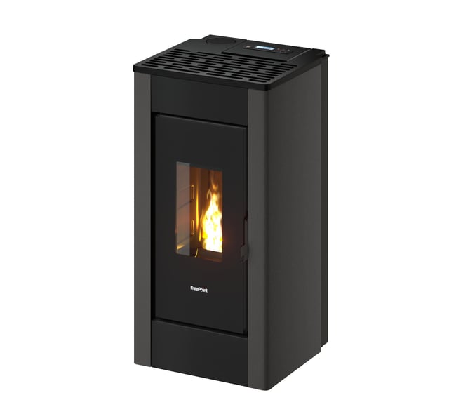 Poêle à granulés FREEPOINT Sharp airtight noir 7 kW