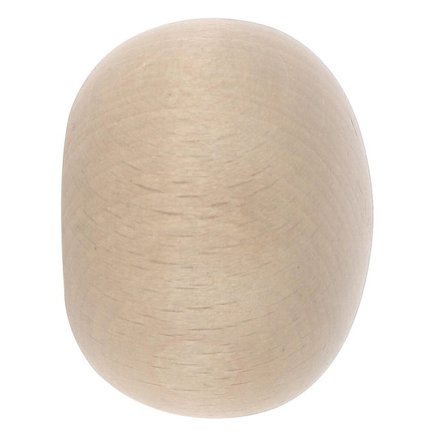 Lot de 2 embouts pour barre à rideau , Diam.28 mm décor chêne clair Atelier, MOB