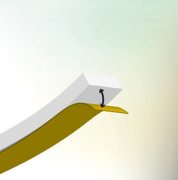 Joint de porte et fenêtre AXTON 1 à 4 mm, L.6 m blanc - 3