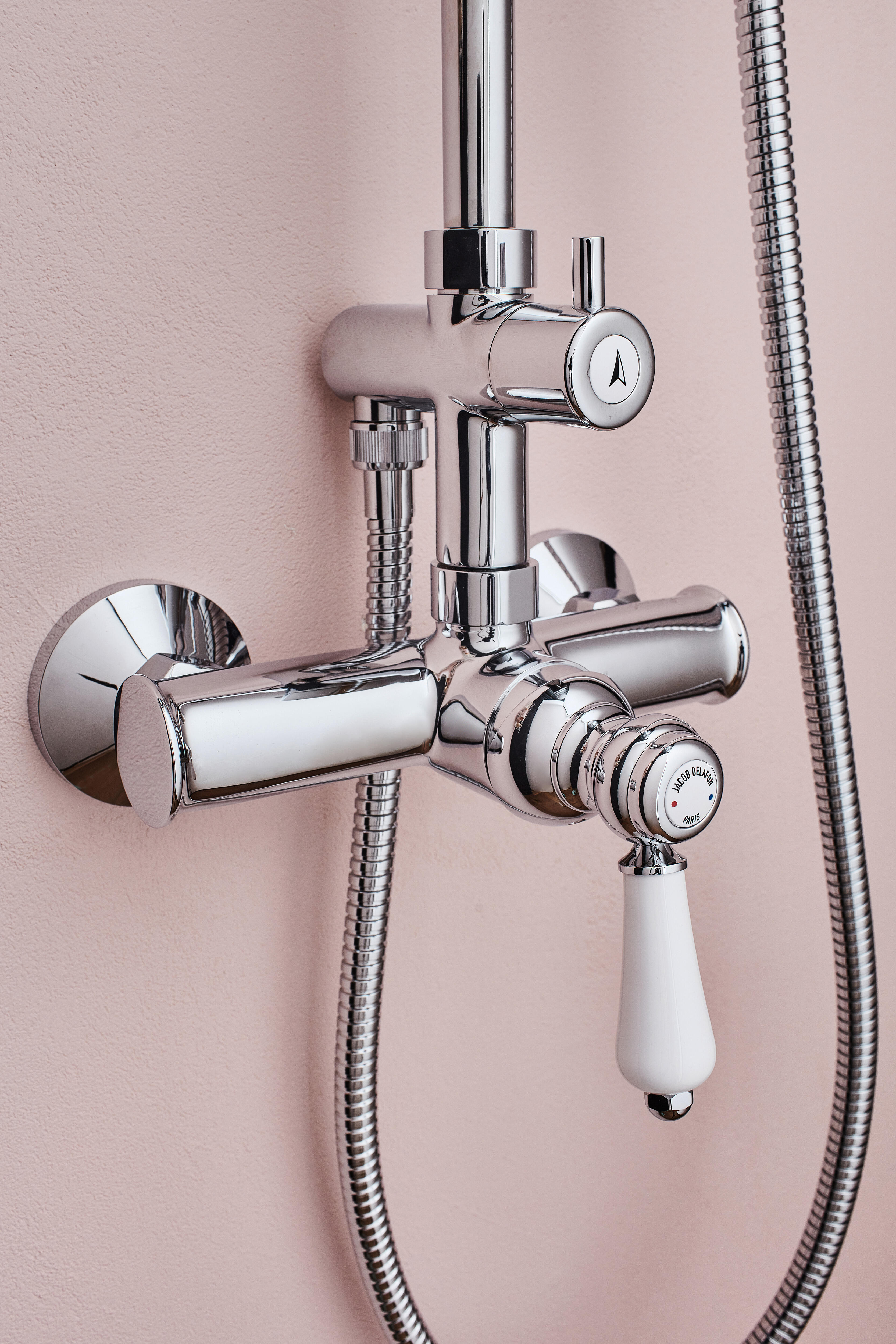 Colonne de douche avec robinet JACOB DELAFON Louise chrome - 3
