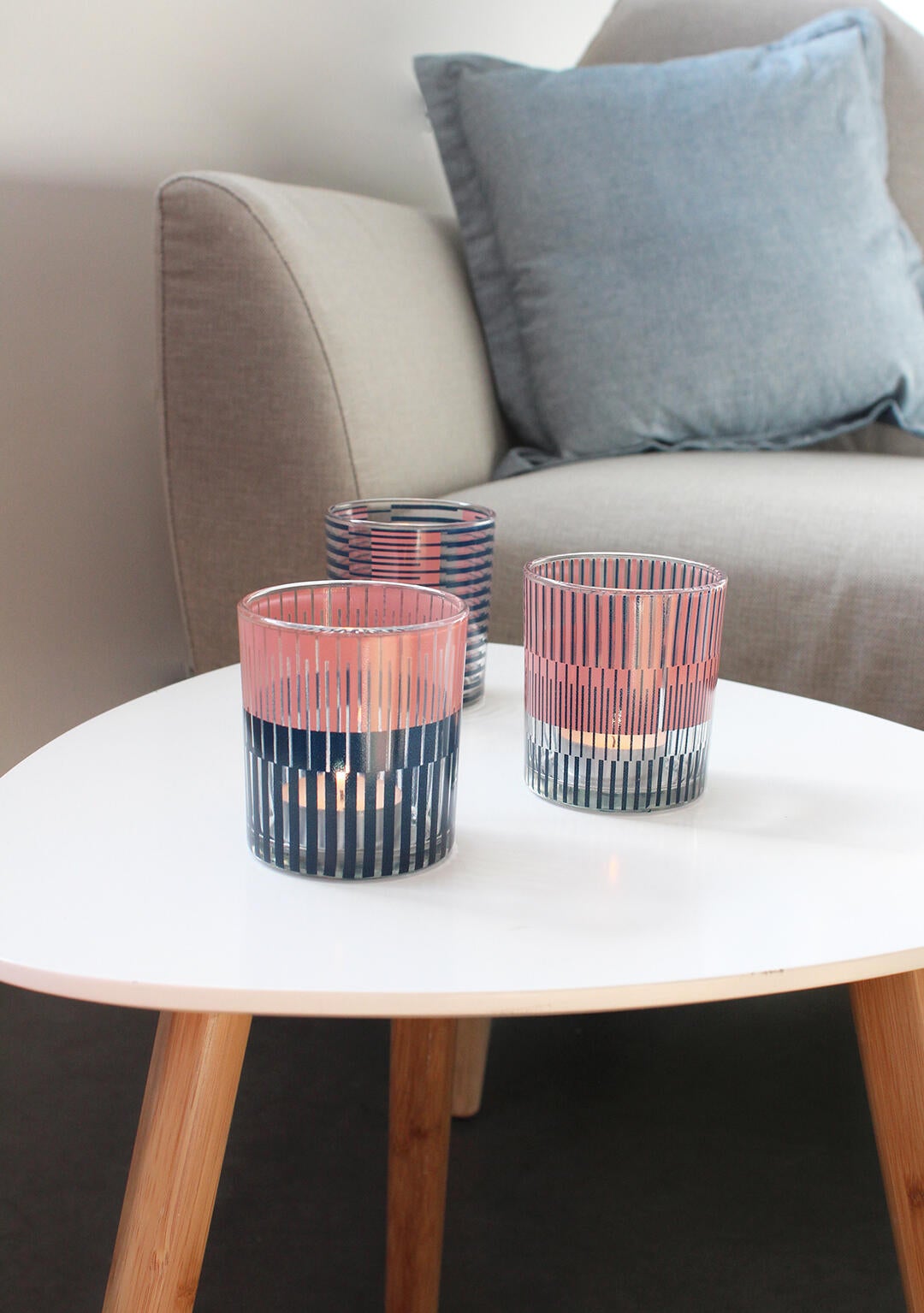 LOT DE 3 PHOTPHORES DJODY 7,8X7 MULTICOULEURS - 3