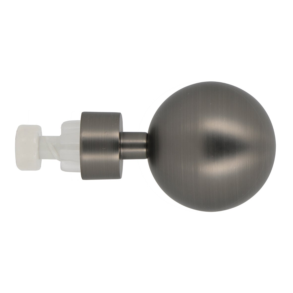 Lot de 2 embouts pour barre à rideau , Diam.20 mm Organic, INSPIRE