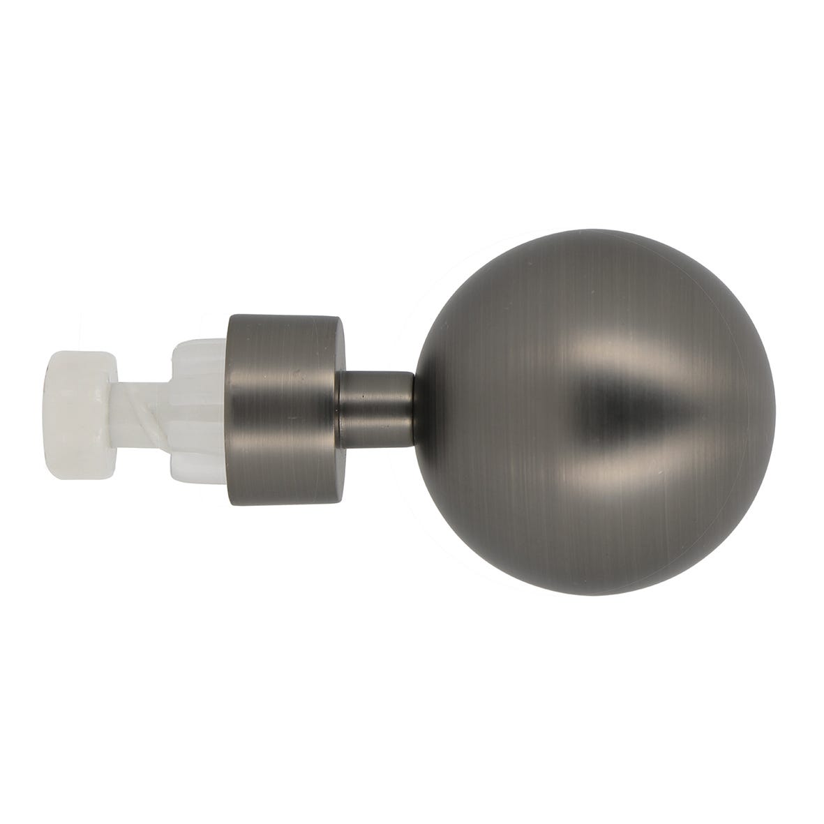 Lot de 2 embouts pour barre à rideau , Diam.20 mm Organic, INSPIRE Lot de 2 embouts pour barre à rideau , Diam.20 mm Organic, INSPIRE
