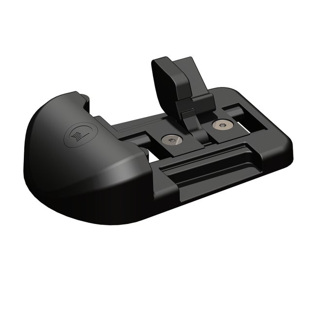 Sabot en acier Quincaillerie noir l.13 x H.20 cm