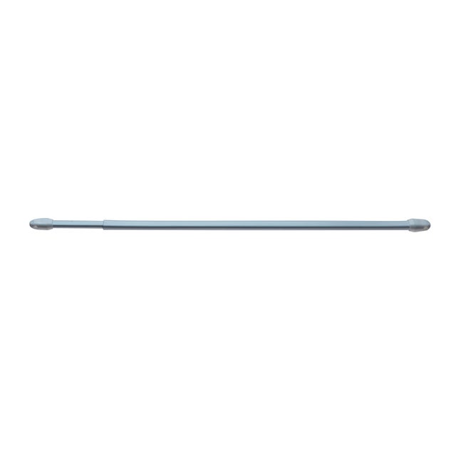 Kit bastone per tendina a vetro estensibile da 50 a 80 cm in acciaio grezzo bianco opaco Ø 9 mm INSPIRE