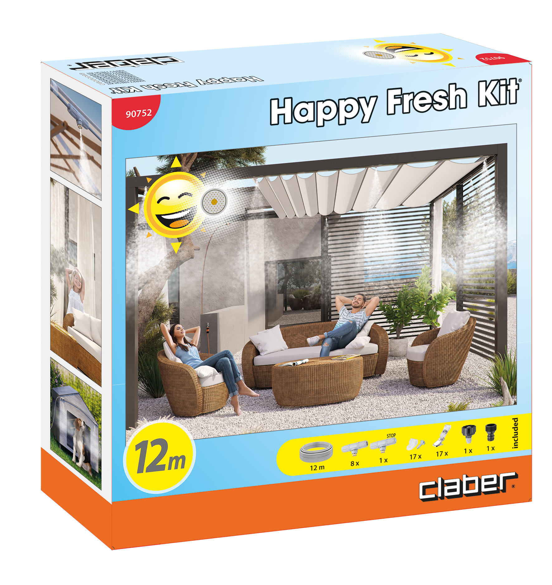 Kit nebulizzatore CLABER HAPPY FRESH - 7