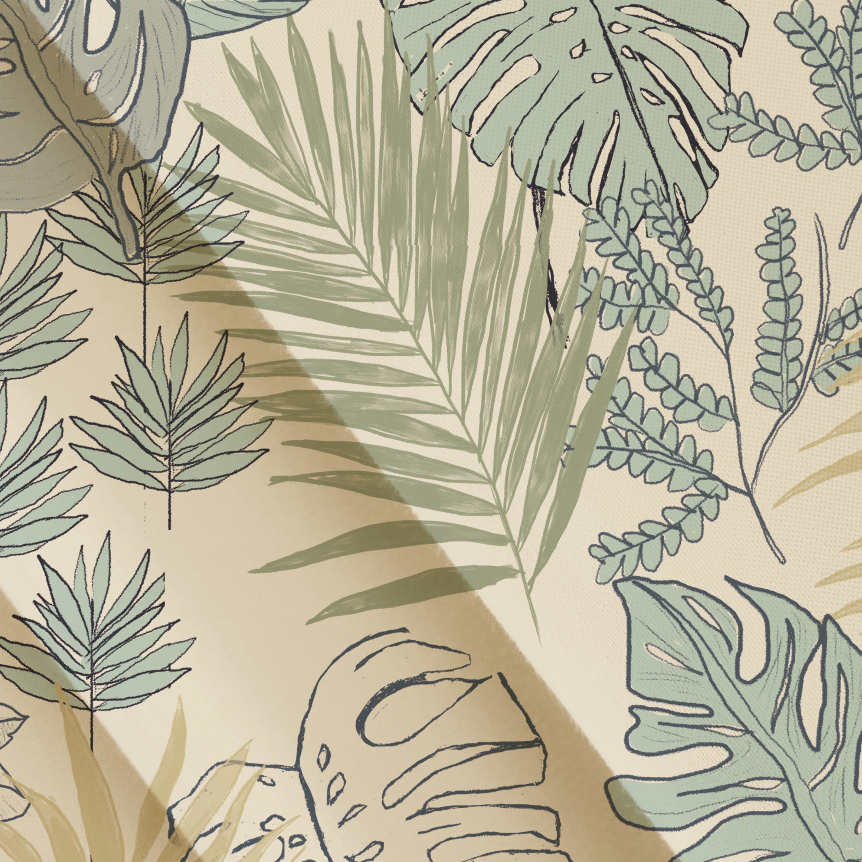 Zasłona zaciemniająca Aleida beżowa 140 x 280 cm na przelotkach Inspire - 19