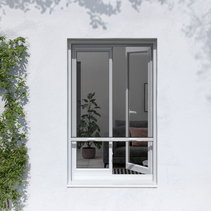 Mosquitera enrollable vertical