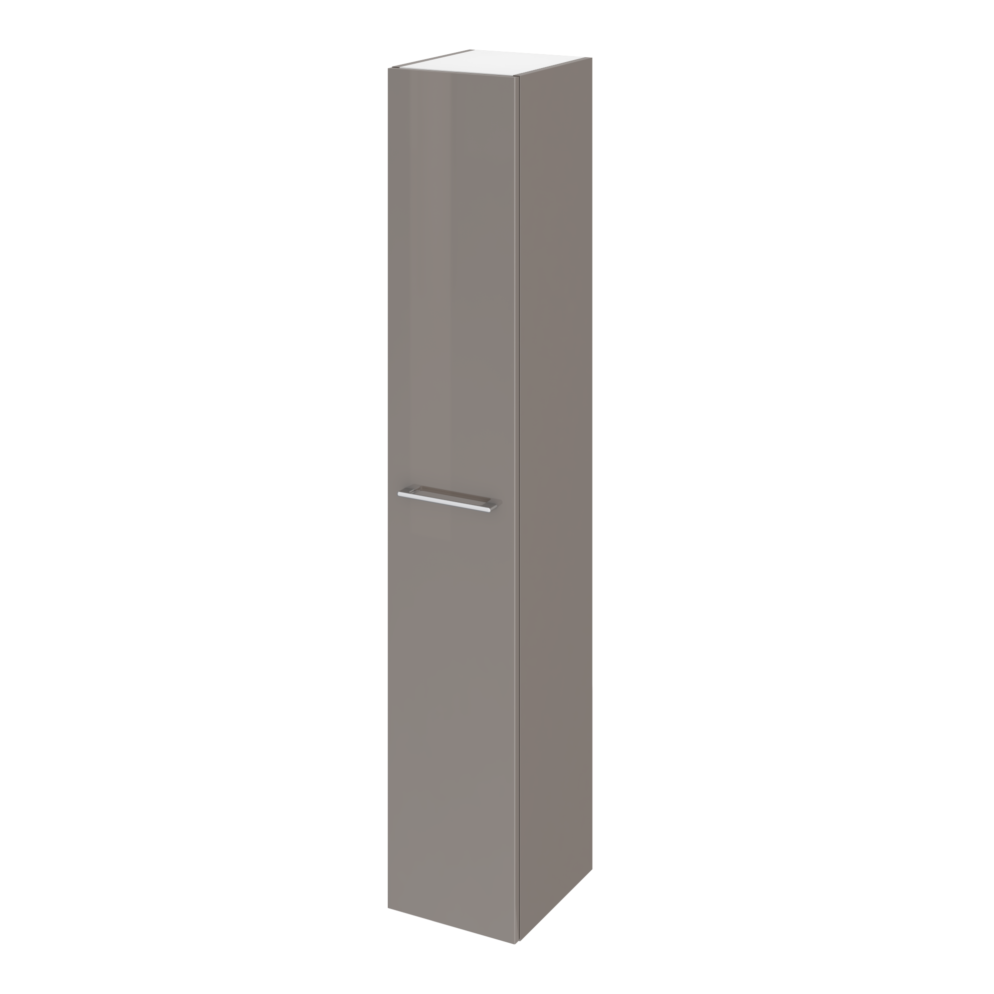 colonna bagno Remix grigio granito L30 x H173 x P33 cm - 7