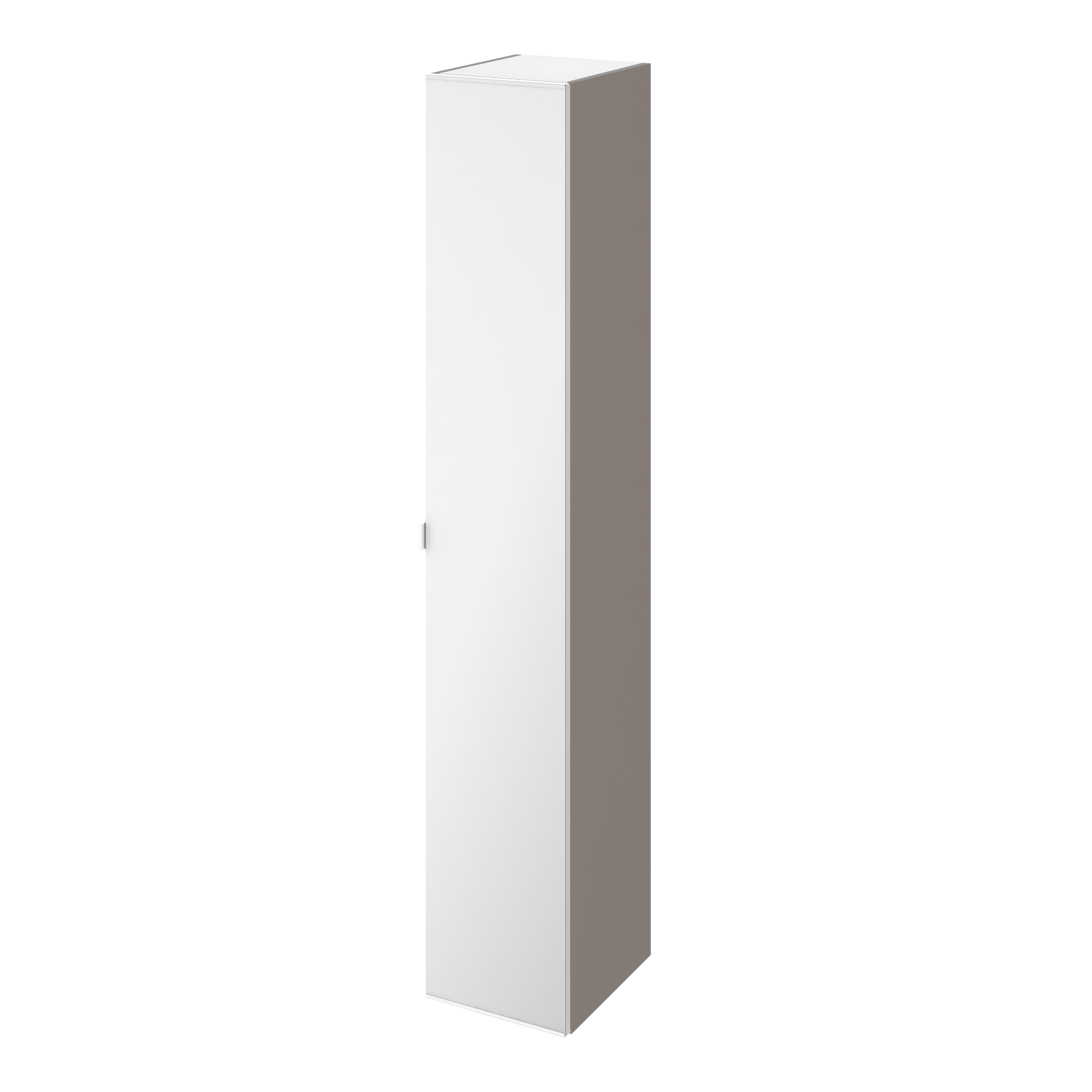 colonna bagno Remix grigio granito L30 x H173 x P33 cm - 6