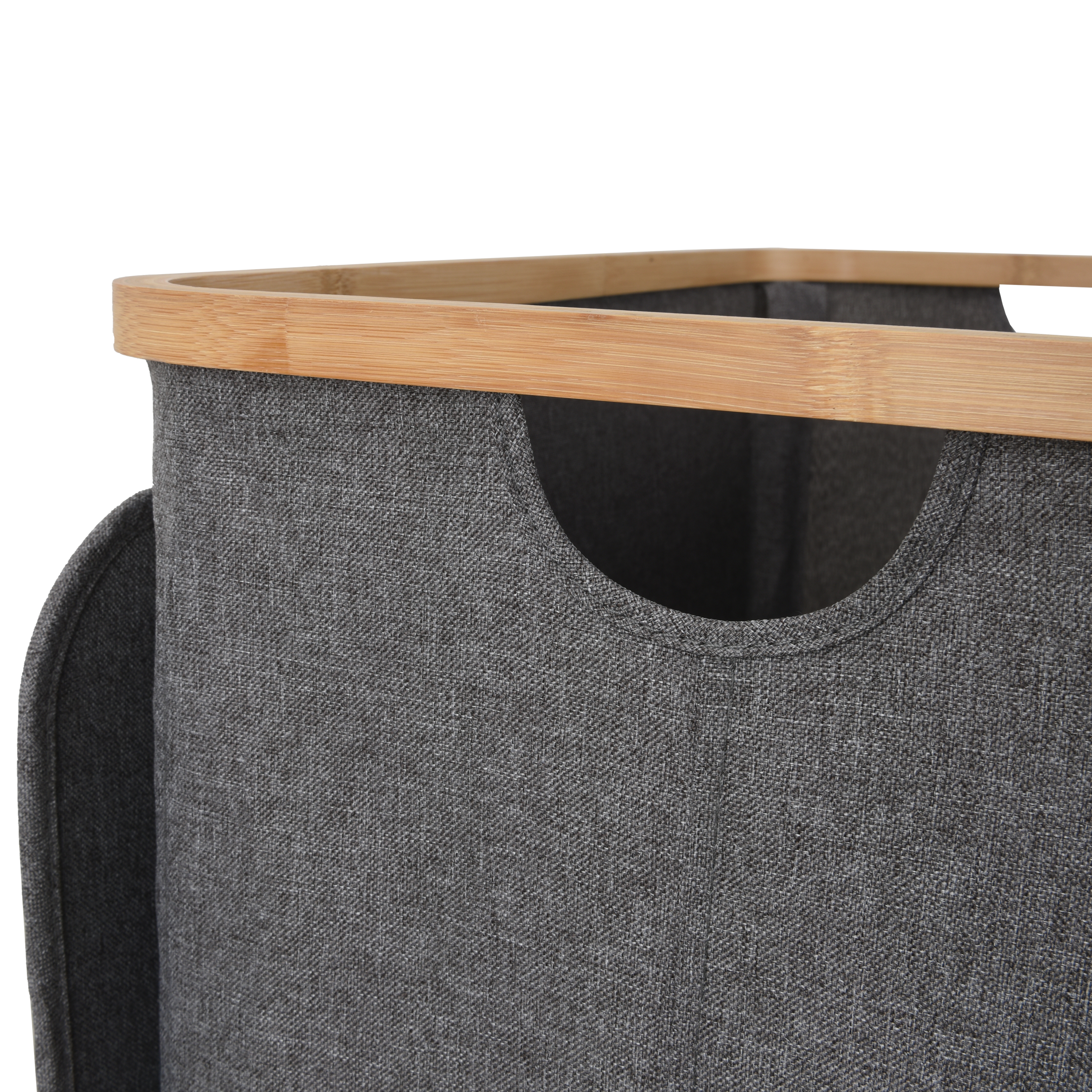 Bac à linge gris l.33.5 x H.50 x P.53.5 cm SENSEA - 10