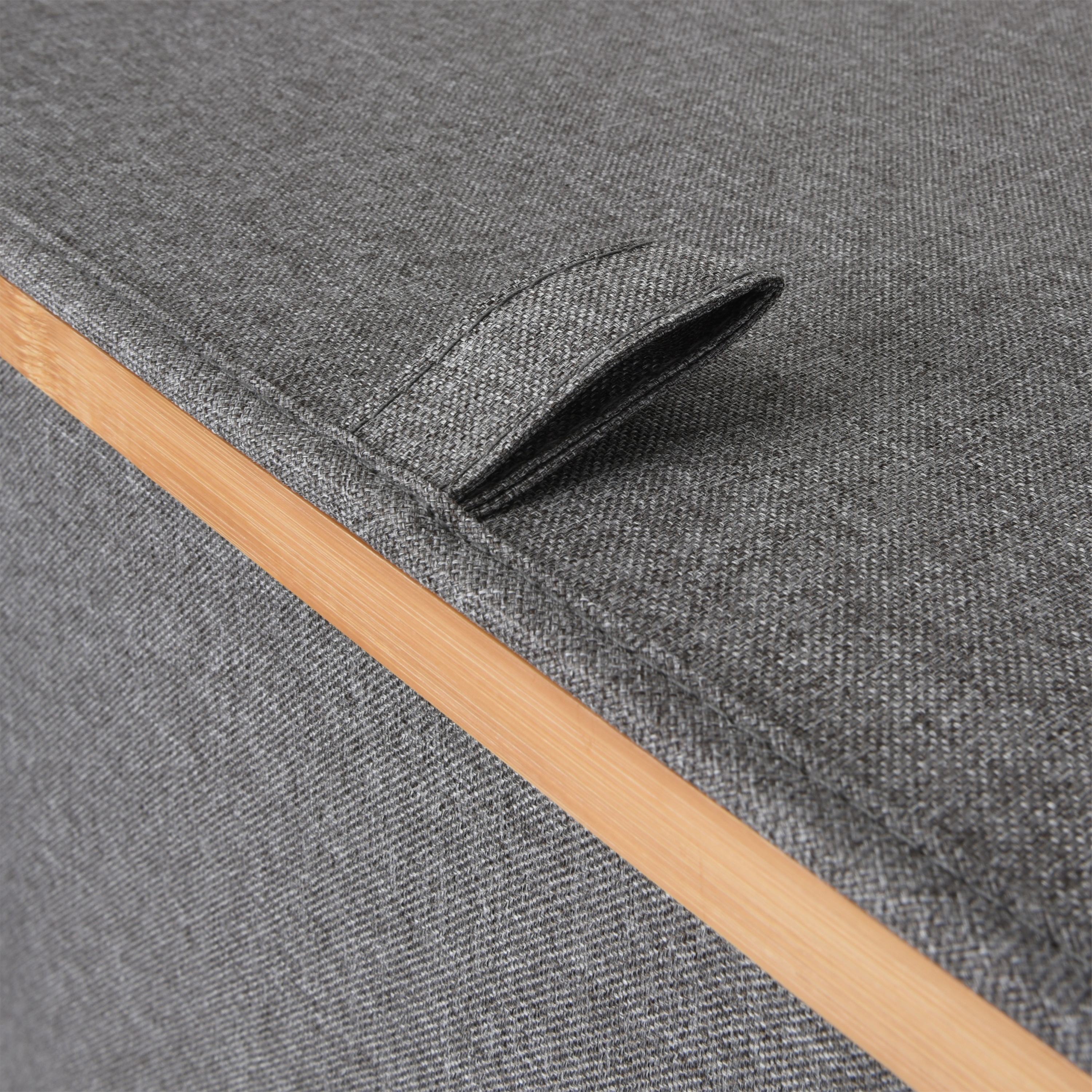 Bac à linge gris l.33.5 x H.50 x P.53.5 cm SENSEA - 9