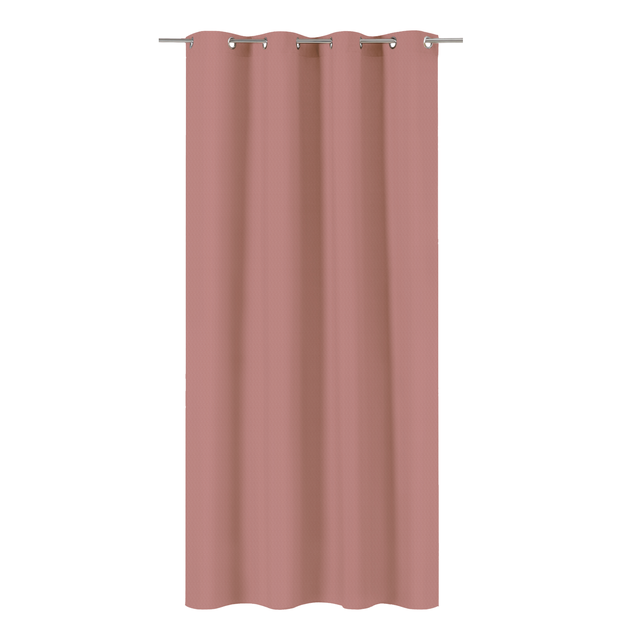Zasłona zaciemniajaca Annalise różowa 140 x 280 na przelotkach Inspire