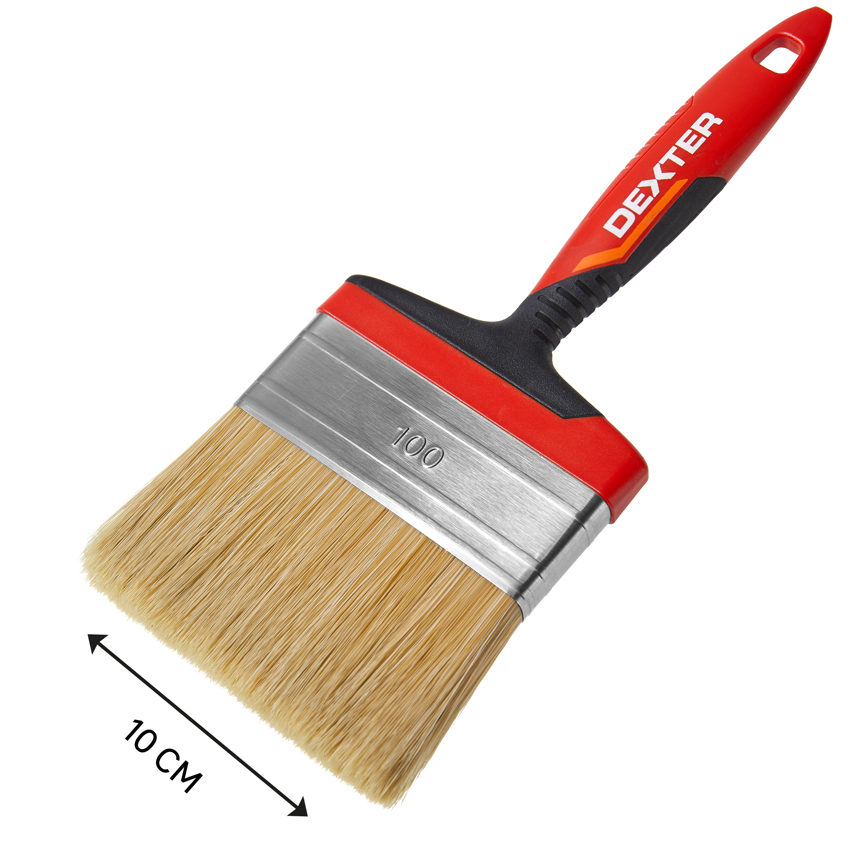Pędzel płaski do farb rozpuszczalnikowych 100 mm Dexter - 3