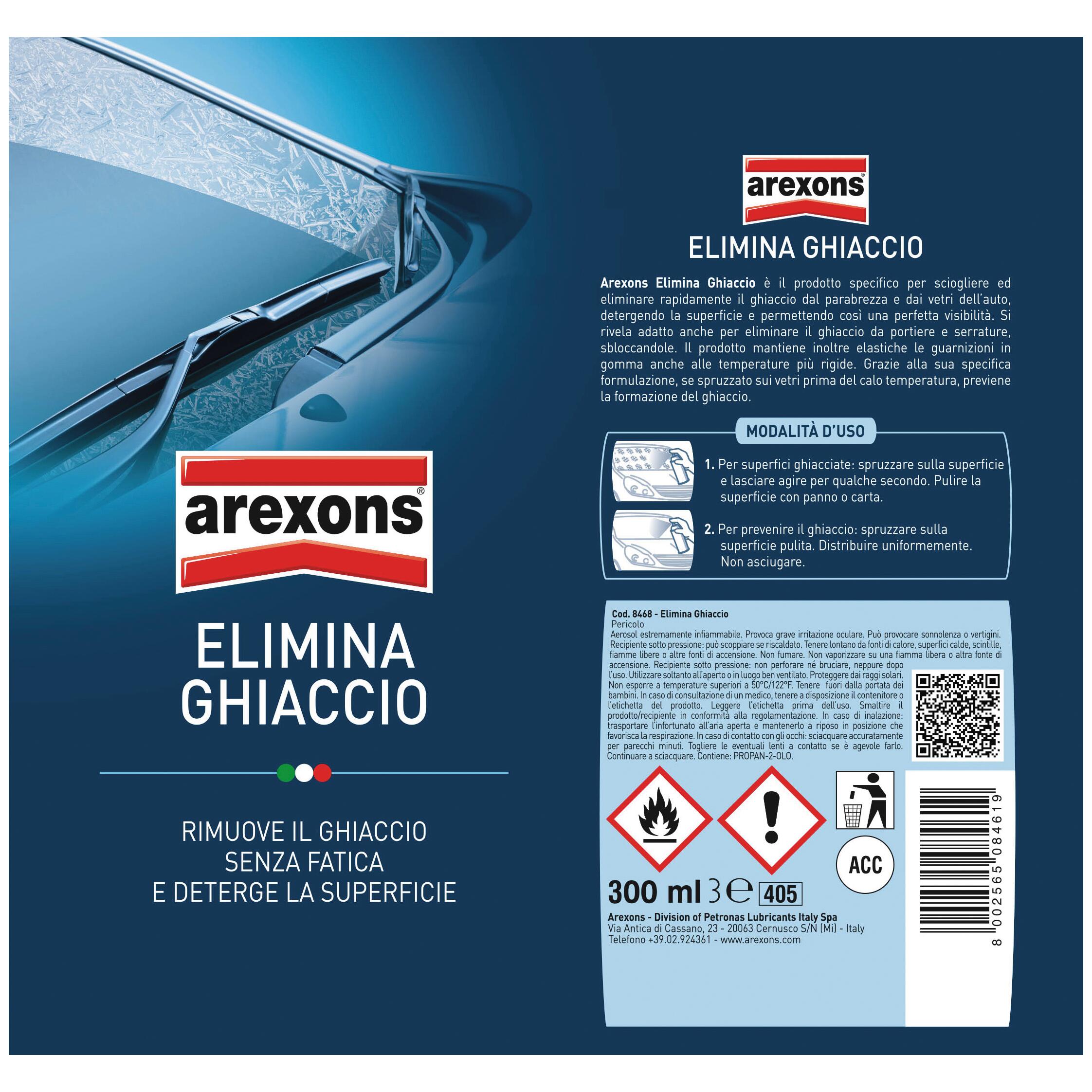 Deghiacciante per vetri autoAREXONS Elimina ghiaccio spray 0.3 L - 3