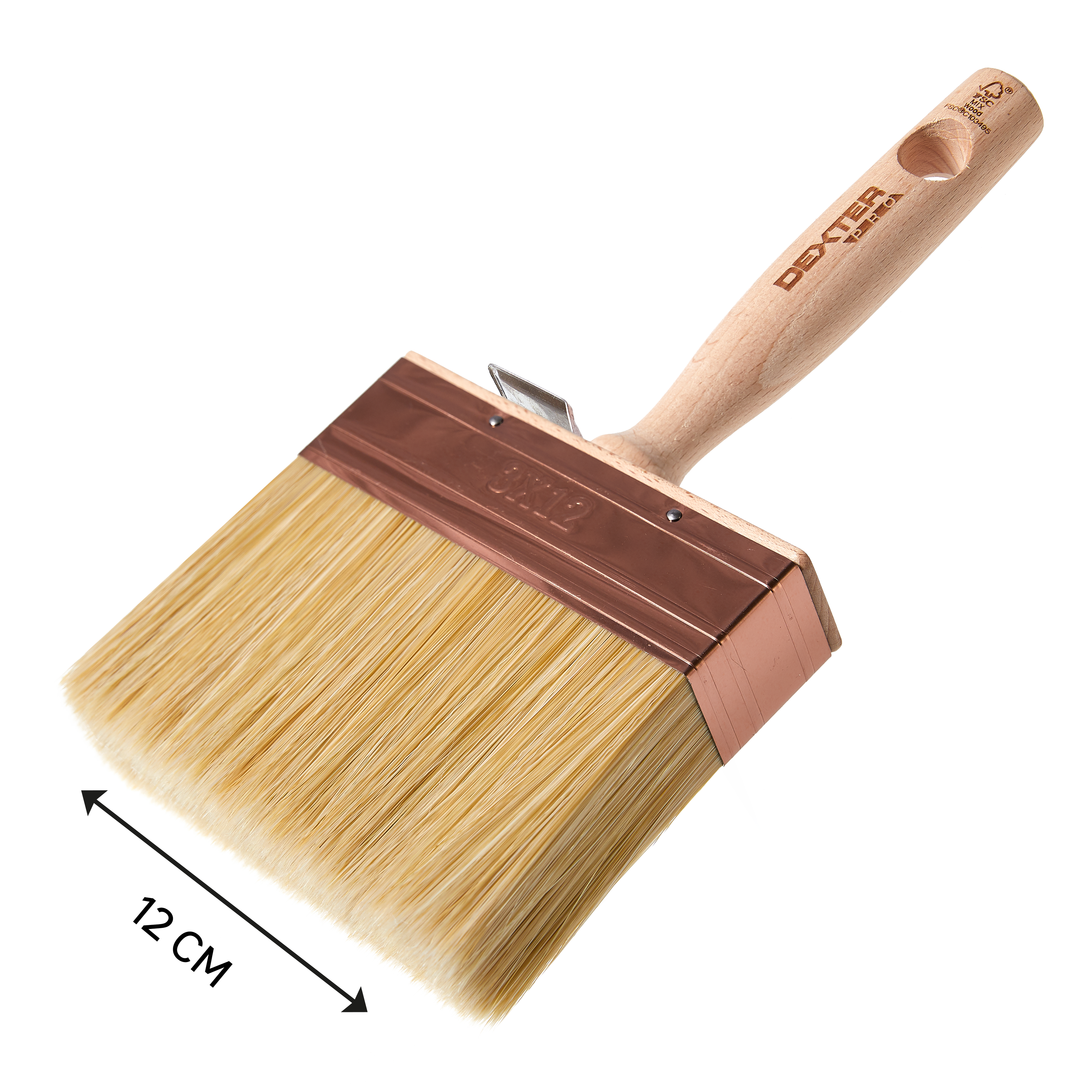 Trincha Dexter universal rectangular 120mm - 2