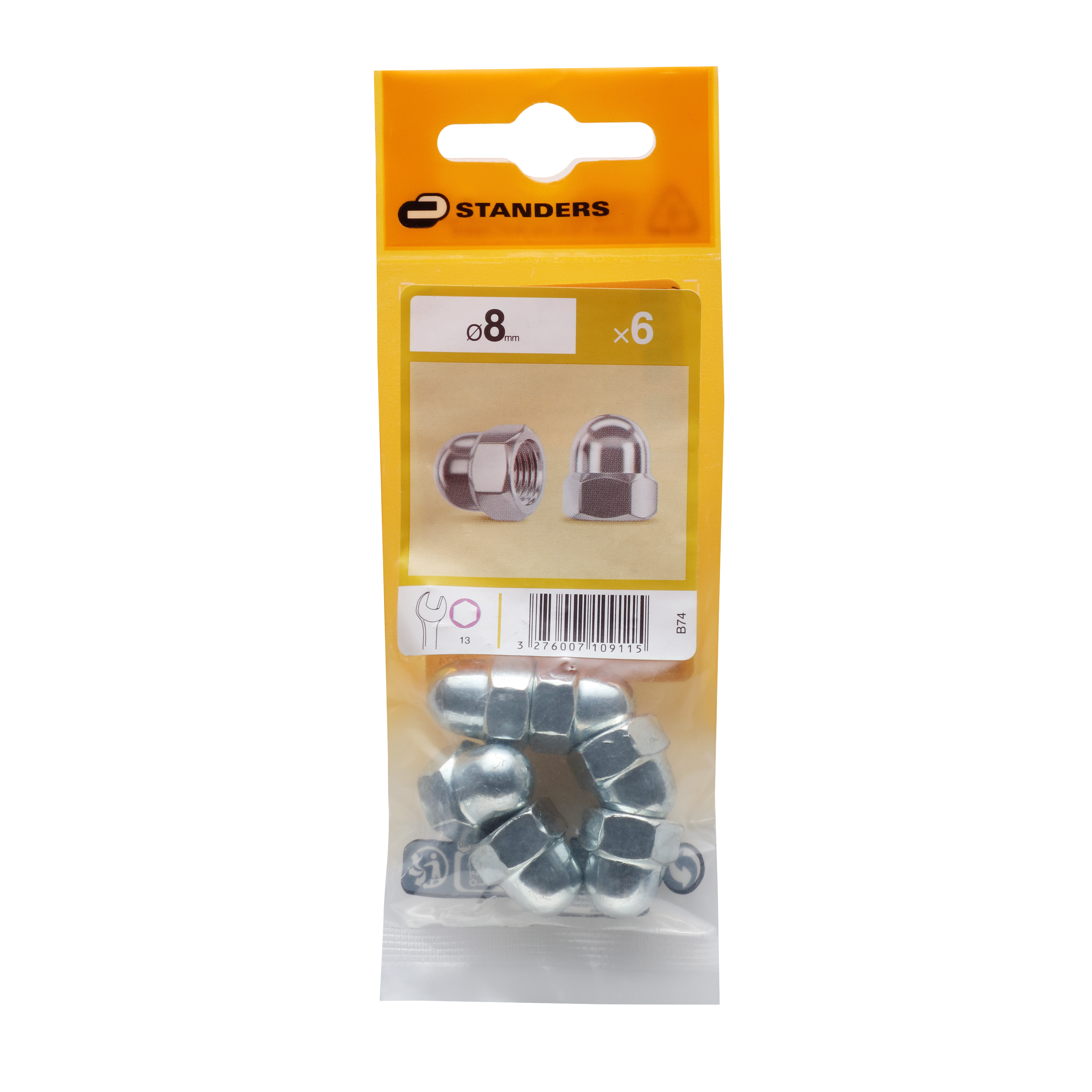 Nakrętka kapturkowa 8 mm 6 szt. Standers - 4