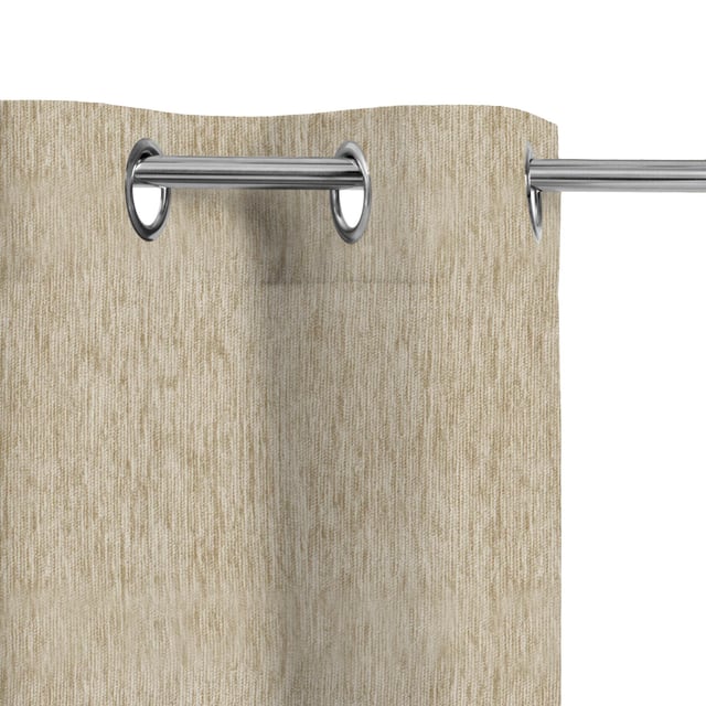 Rideau occultant thermique, Auriane, beige H.280 x l.140 cm INSPIRE