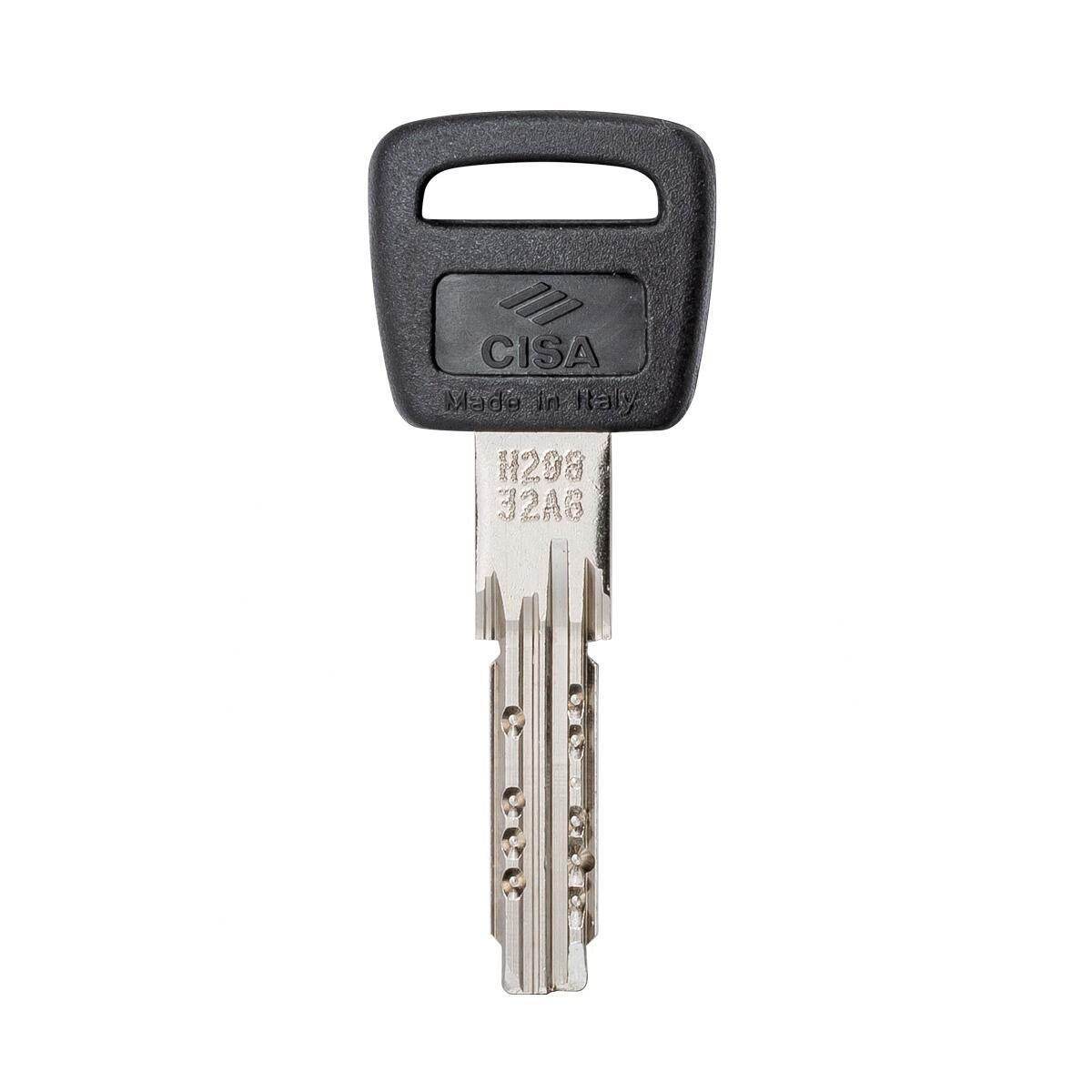 Cilindro Europeo CISA ASTRAL SIGILLO, 30 + 50 mm, 2 ingressi chiave in ottone - 5