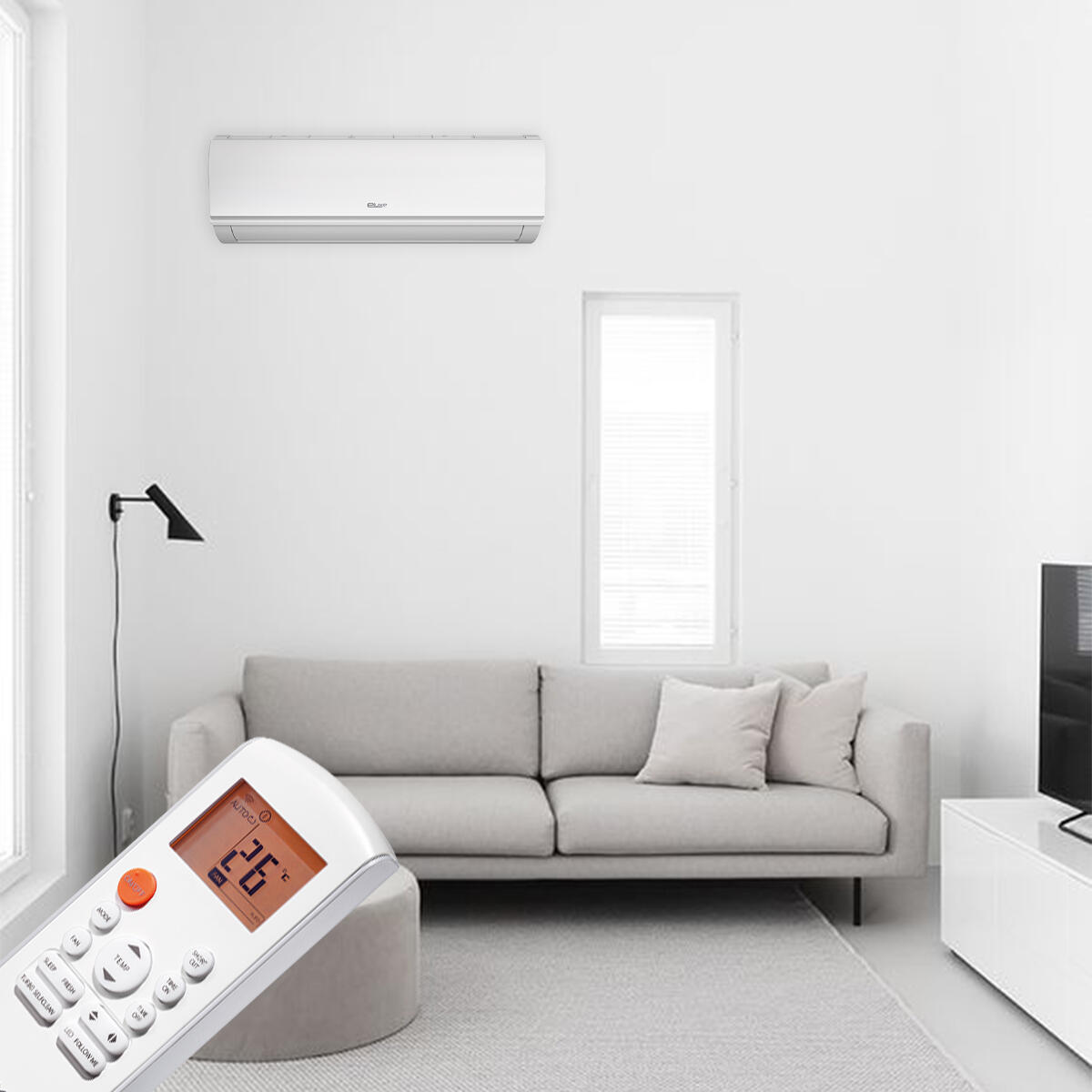 Condizionatore monosplit ELUXE 12000 BTU inverter A++/A+ serie ELS035AMBR32 - 2