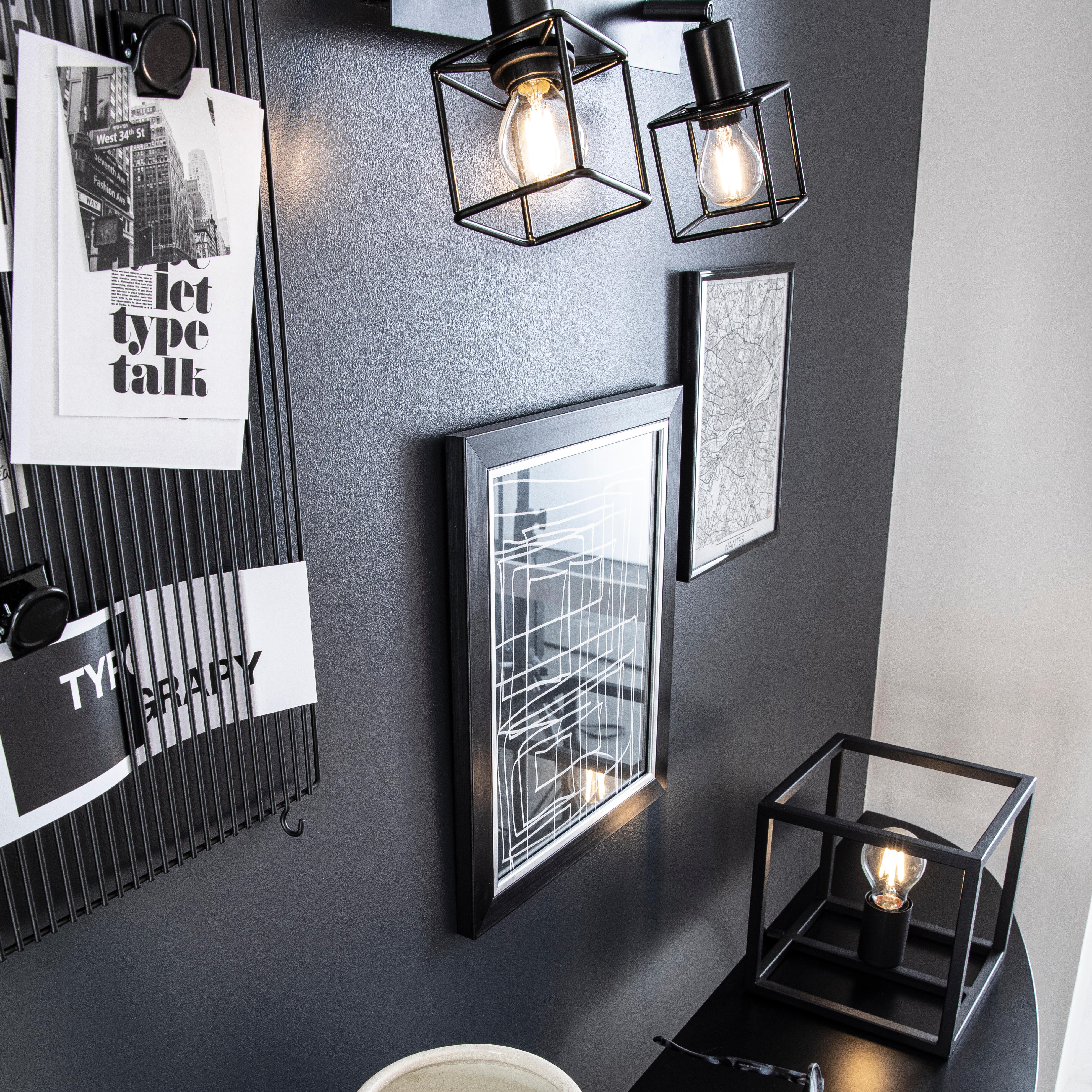 Moldura Lila 40 x 50 cm pvc preto Inspire - 18