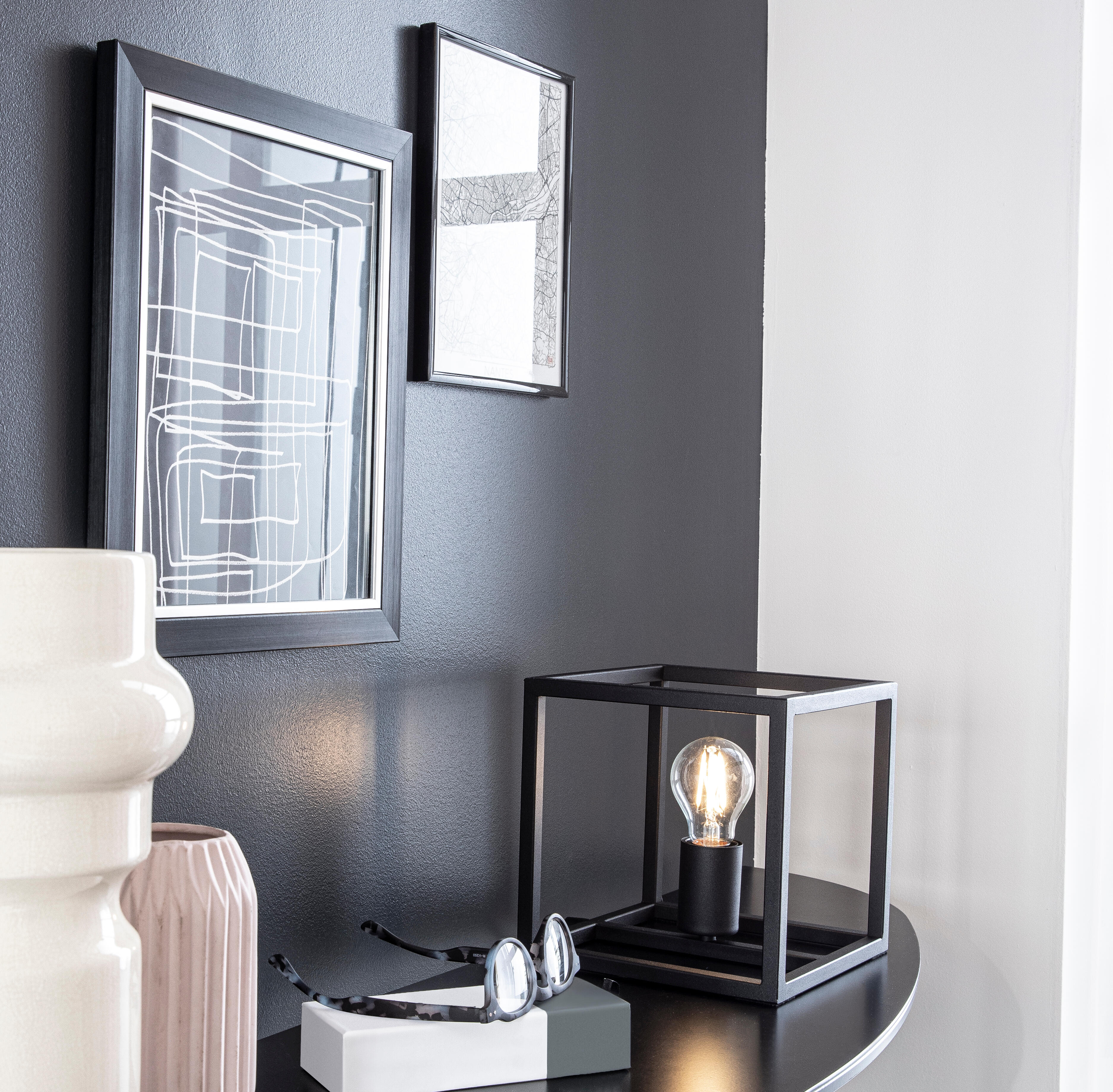 Moldura Lila 40 x 50 cm pvc preto Inspire - 17