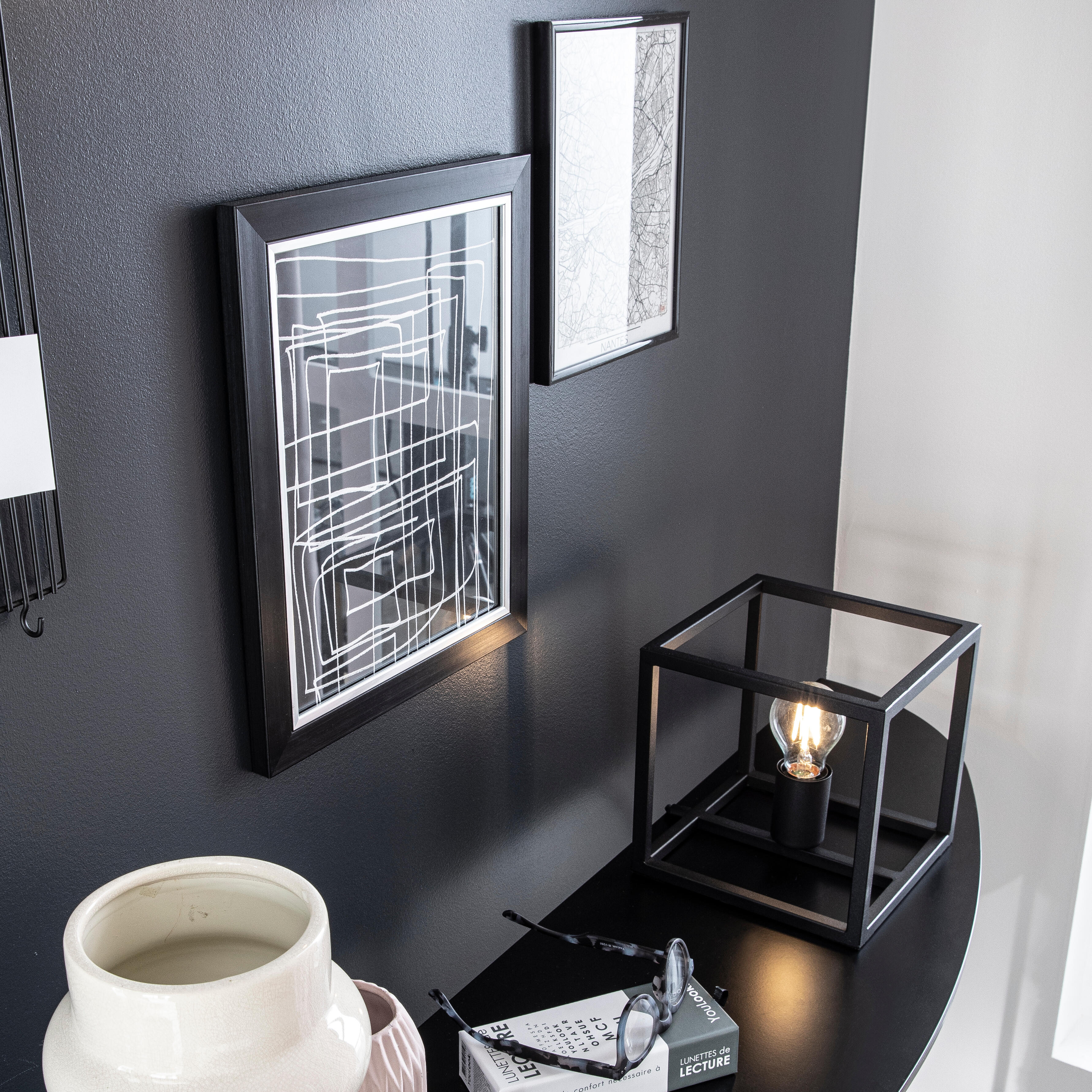 Moldura Lila 40 x 50 cm pvc preto Inspire - 15