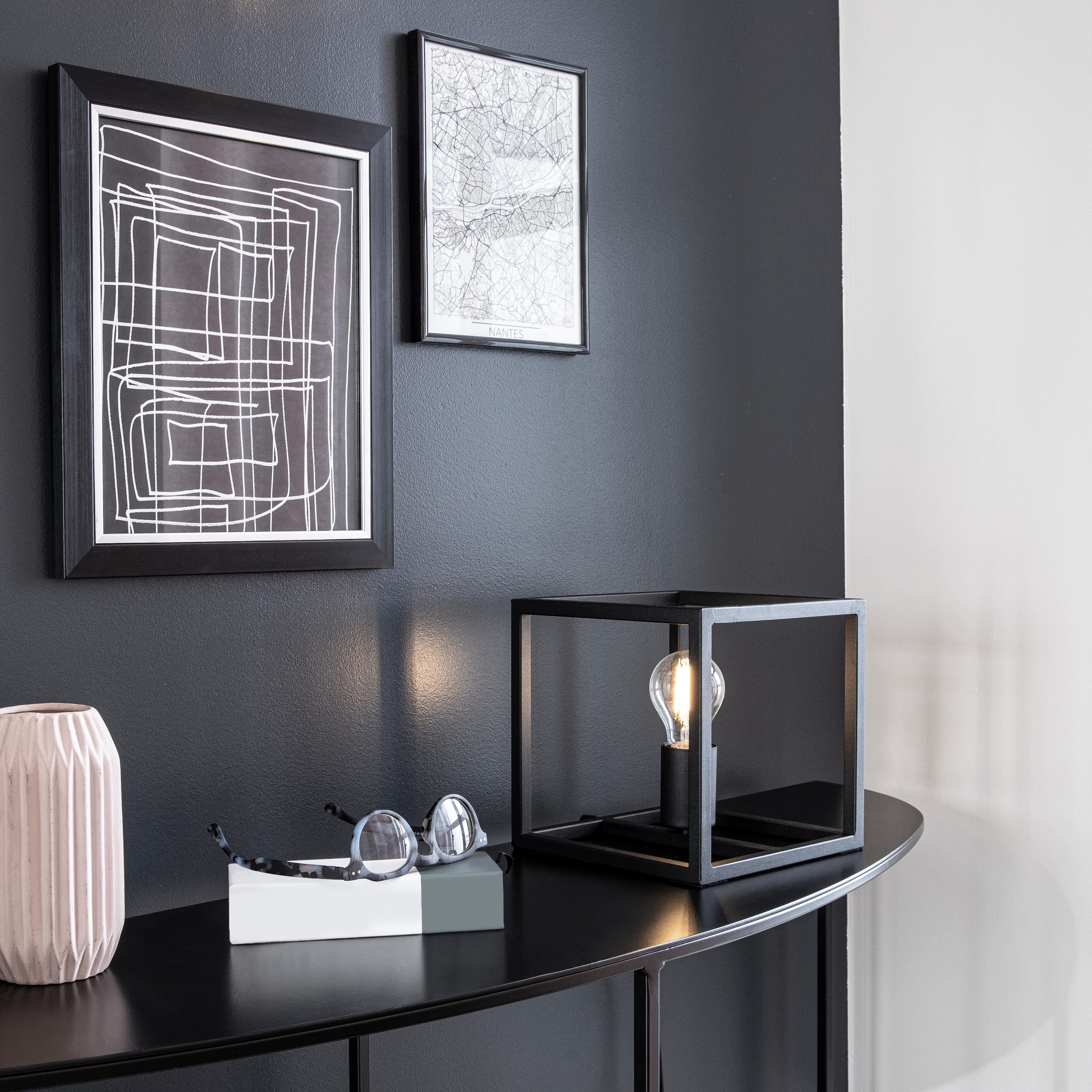 Moldura Lila 40 x 50 cm pvc preto Inspire - 14