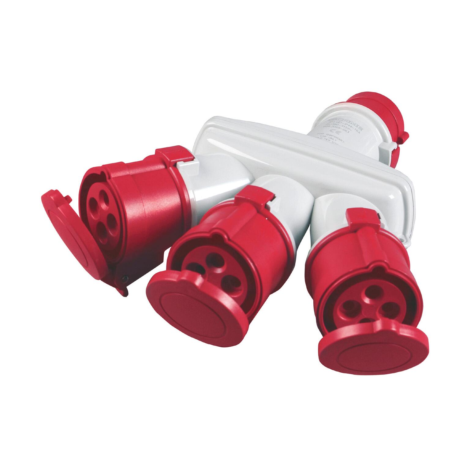 Adattatore CEE NWP 5 Poli - 400V 16A Maschio To 32A Femmina | Cavo In Gomma H07RN-F - Foto 8