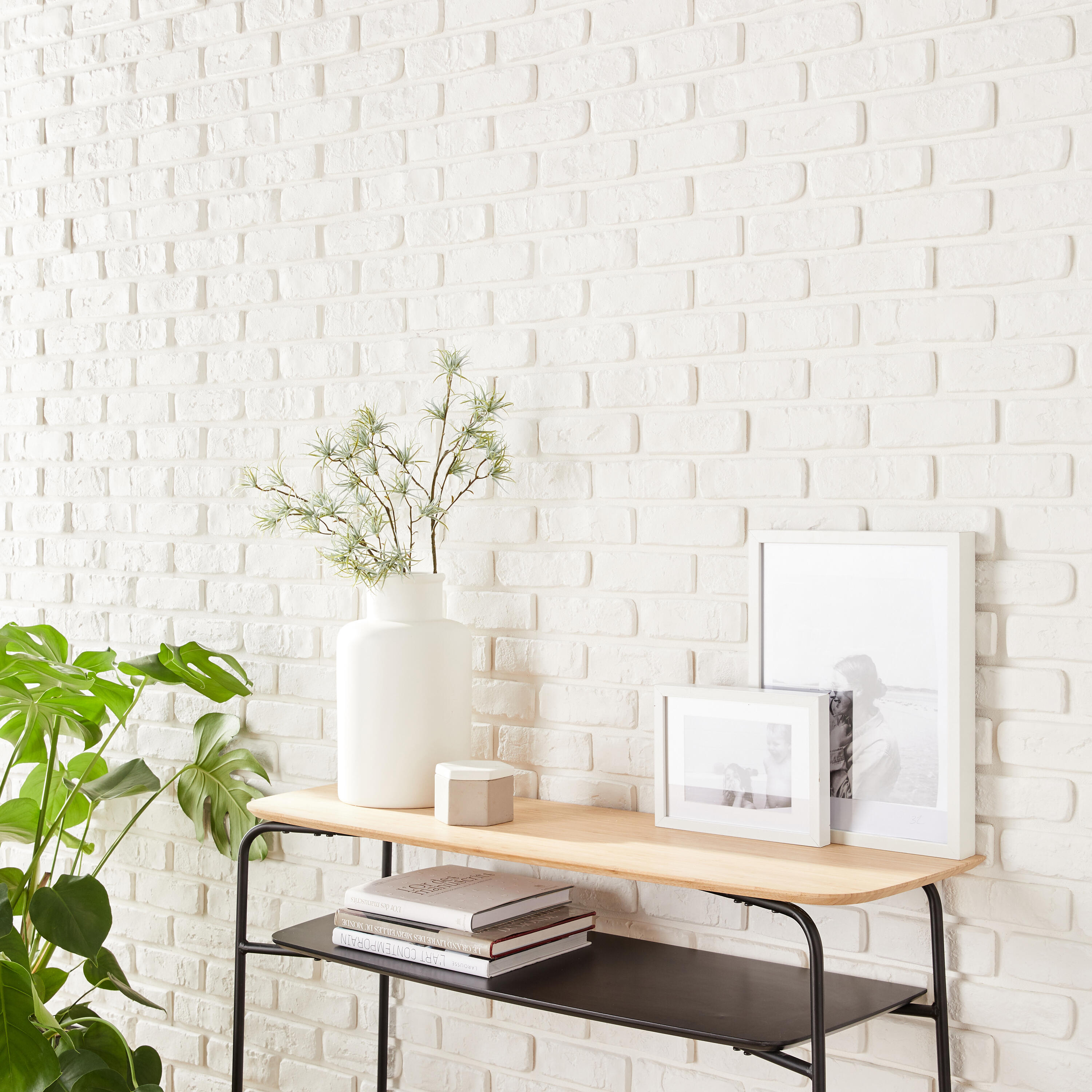 Rivestimento murale angolare in gesso Isto bianco da interno 0.18 m² - 2