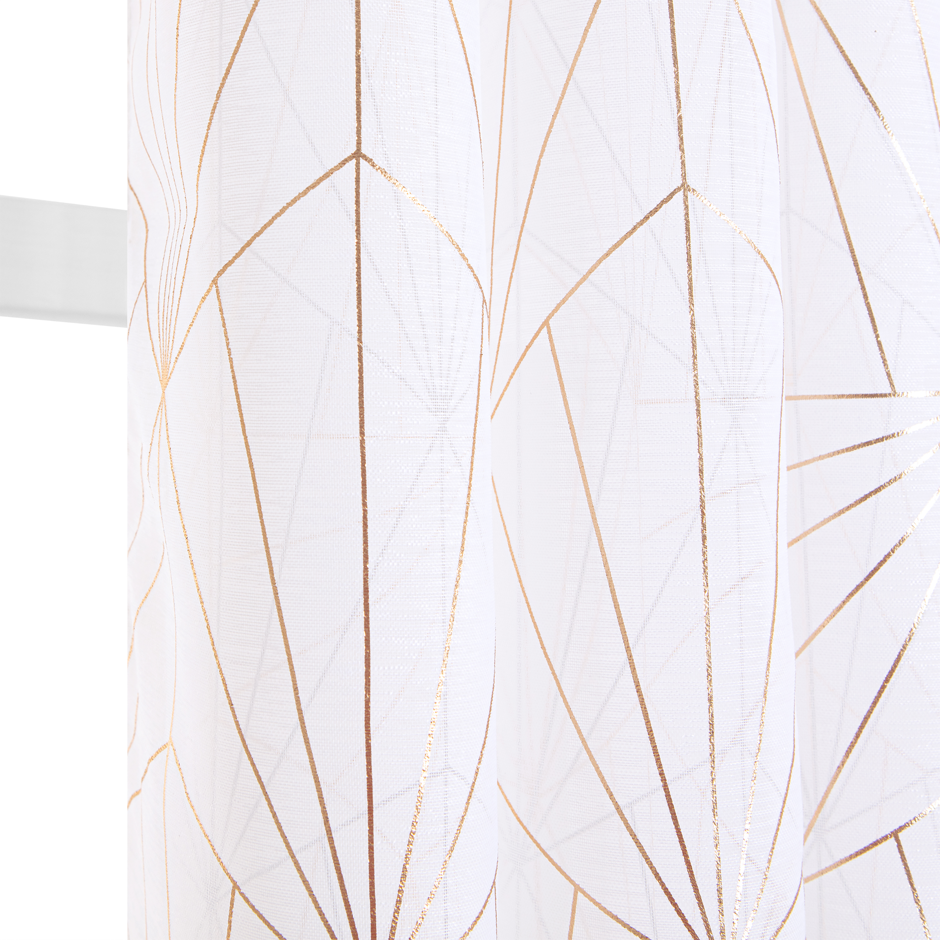 Voilage semi-transparent, Arda, blanc H.280 x l.140 cm INSPIRE - 2