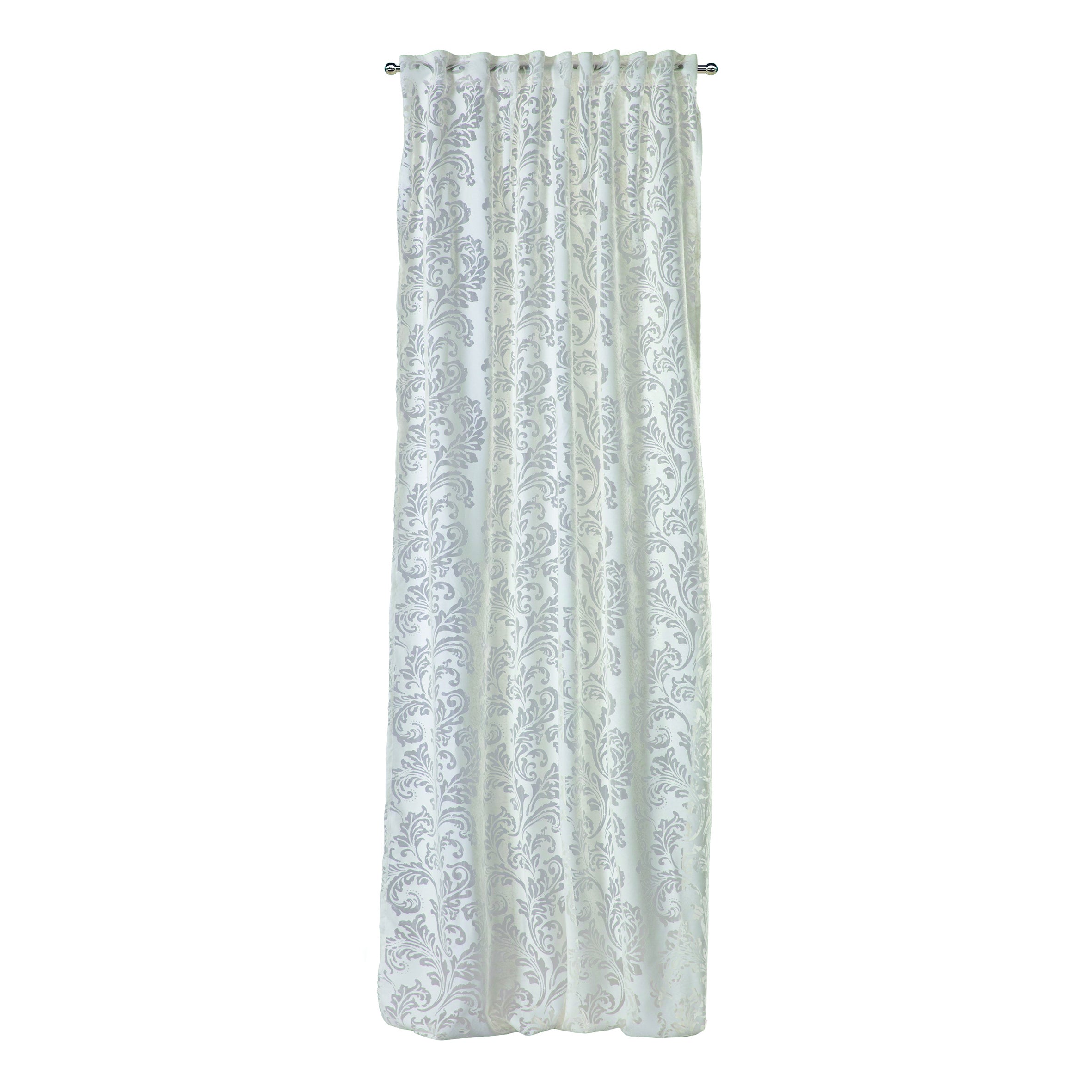 Tenda Murien bianco, passanti nascosti 140x300 cm - 3