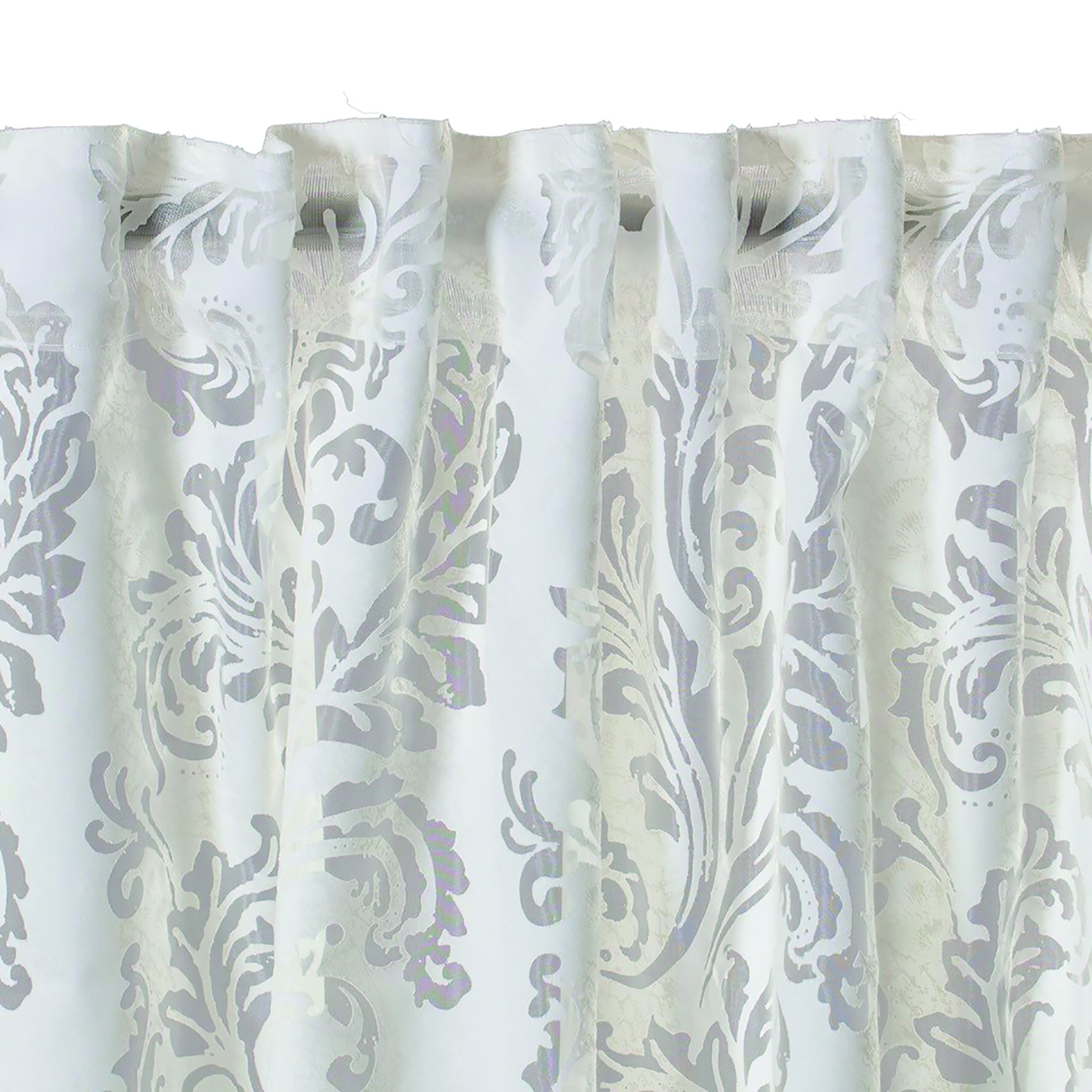 Tenda Murien bianco, passanti nascosti 140x300 cm - 4
